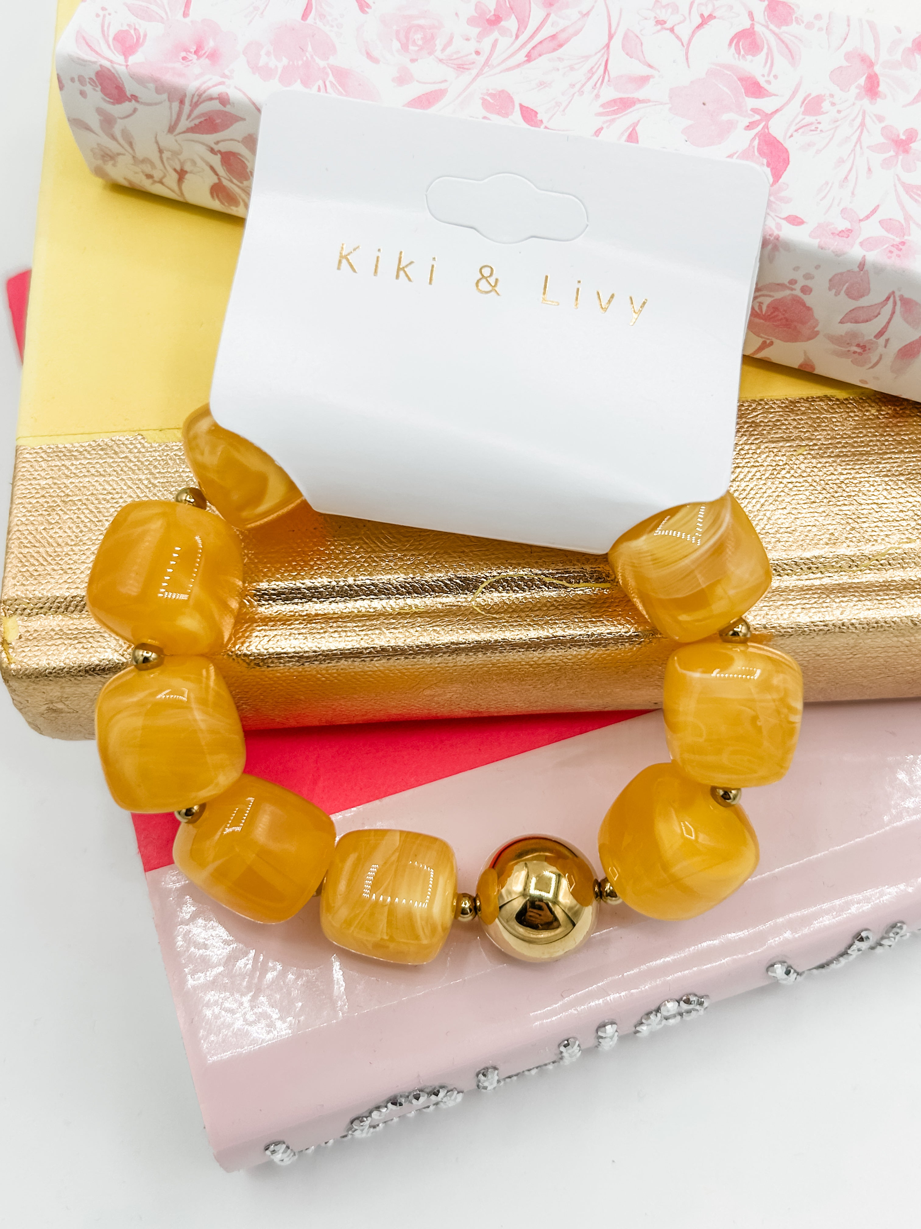 Color Cube Chunky Bracelet