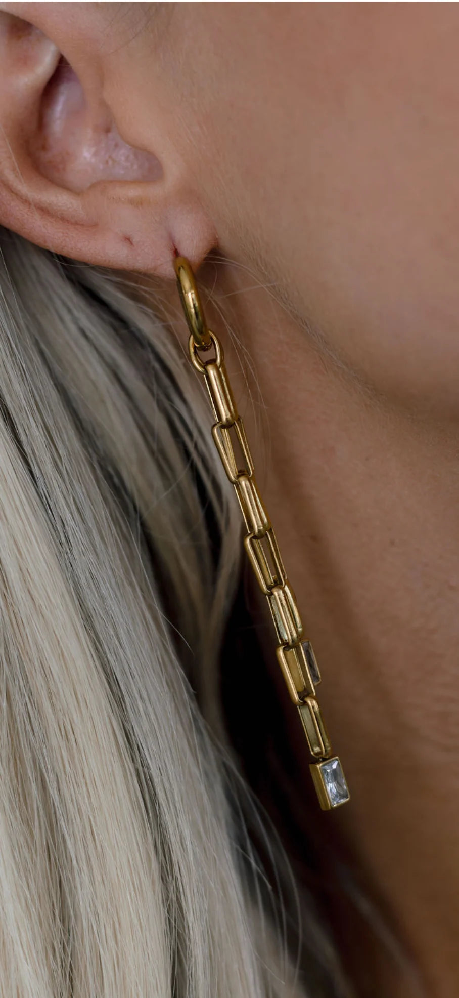 The Gold Chelsea Chain Earrings