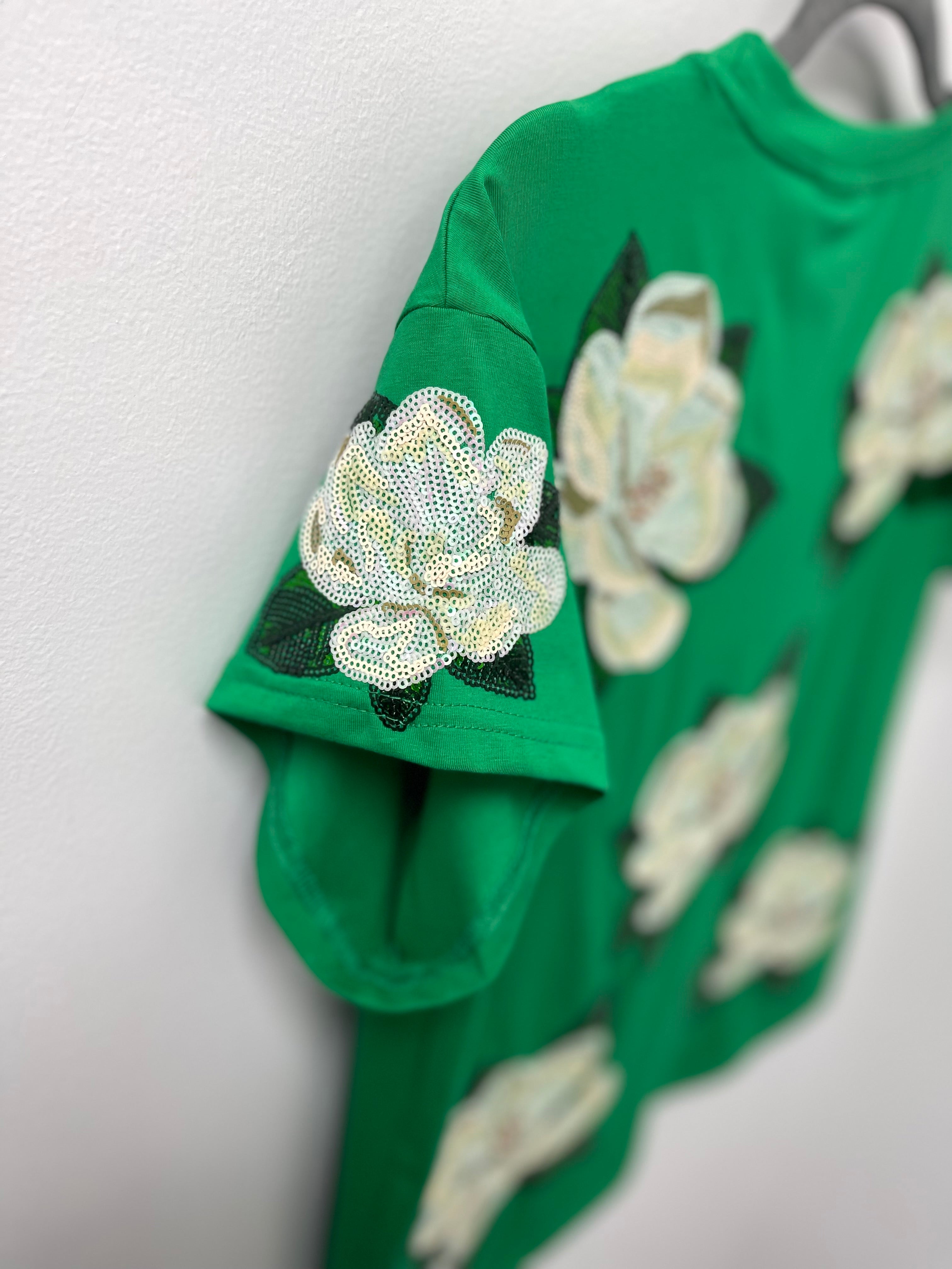 Green Magnolia Tee