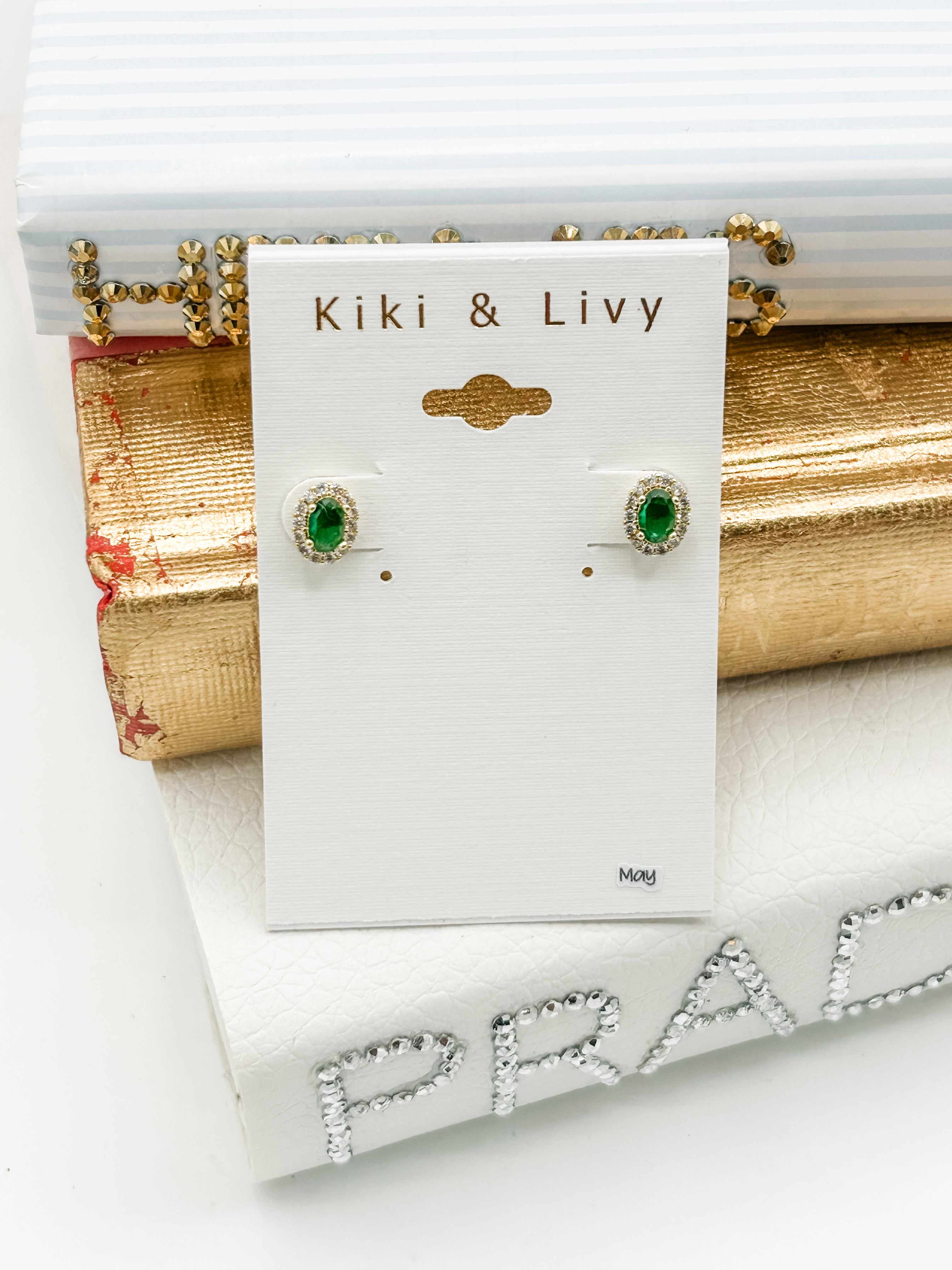 Birthstone Stud Earrings