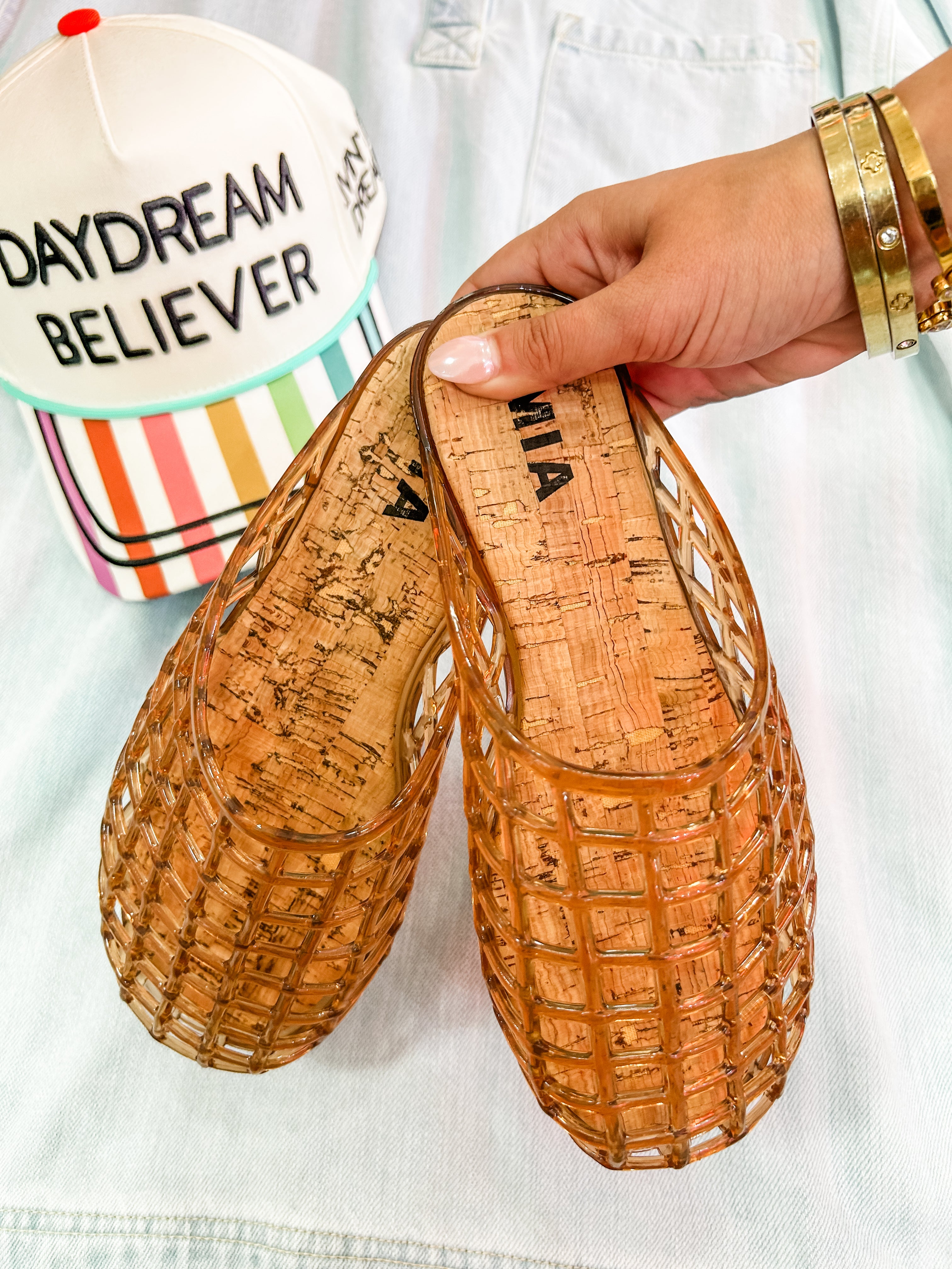 Darby Tan Jelly Sandal