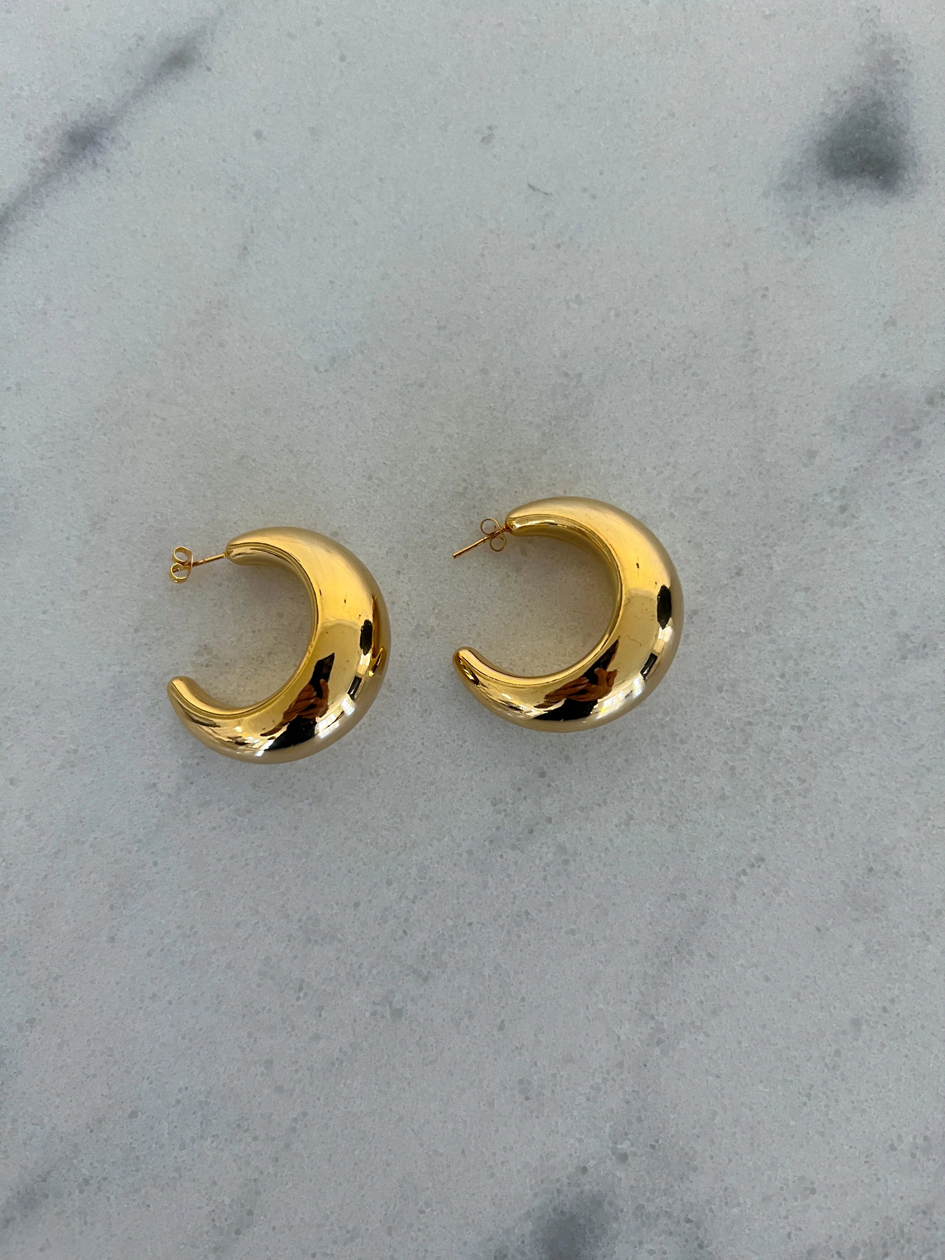 Gold Blake Hoops