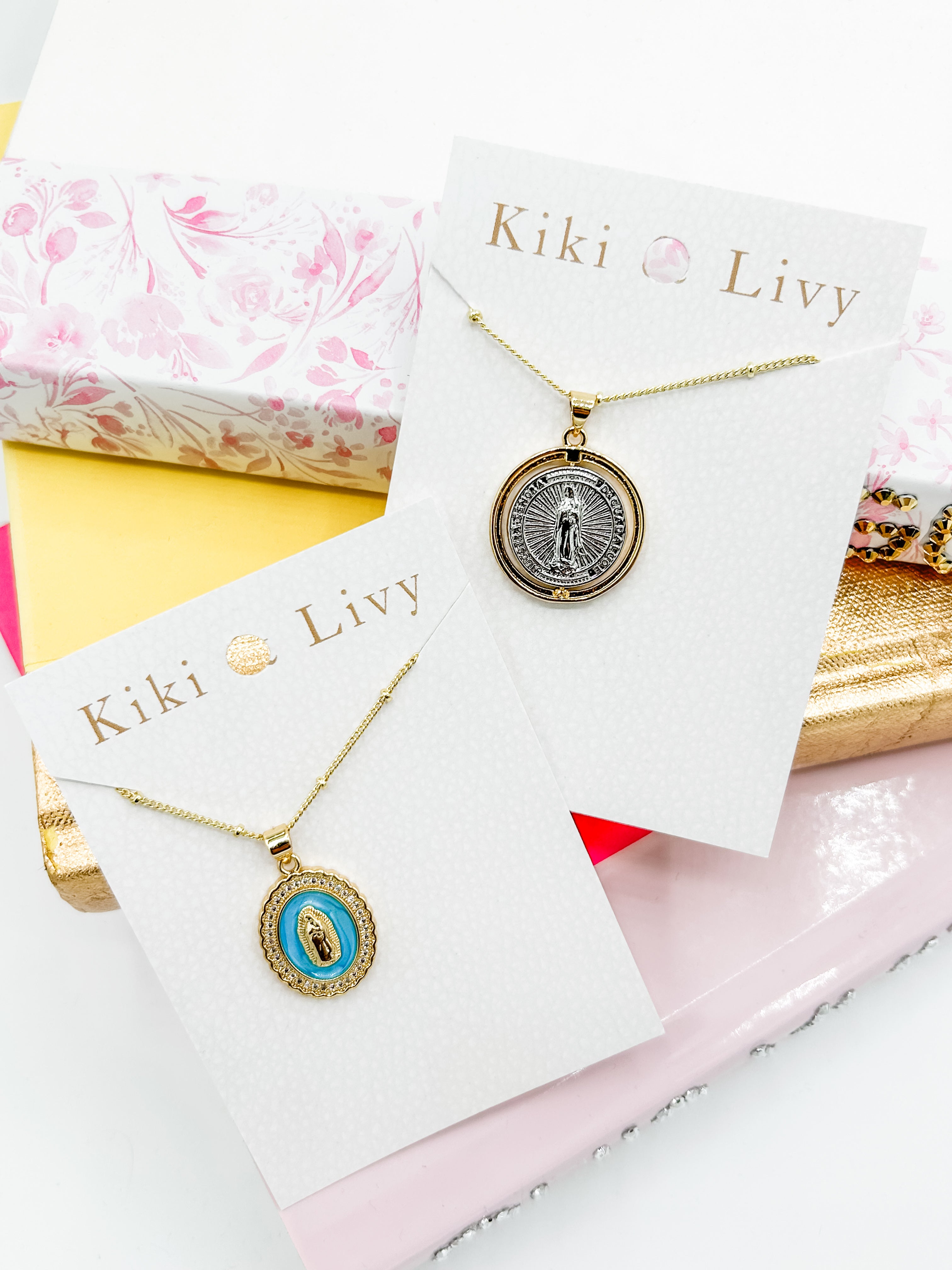 Two Tone Coin Necklace