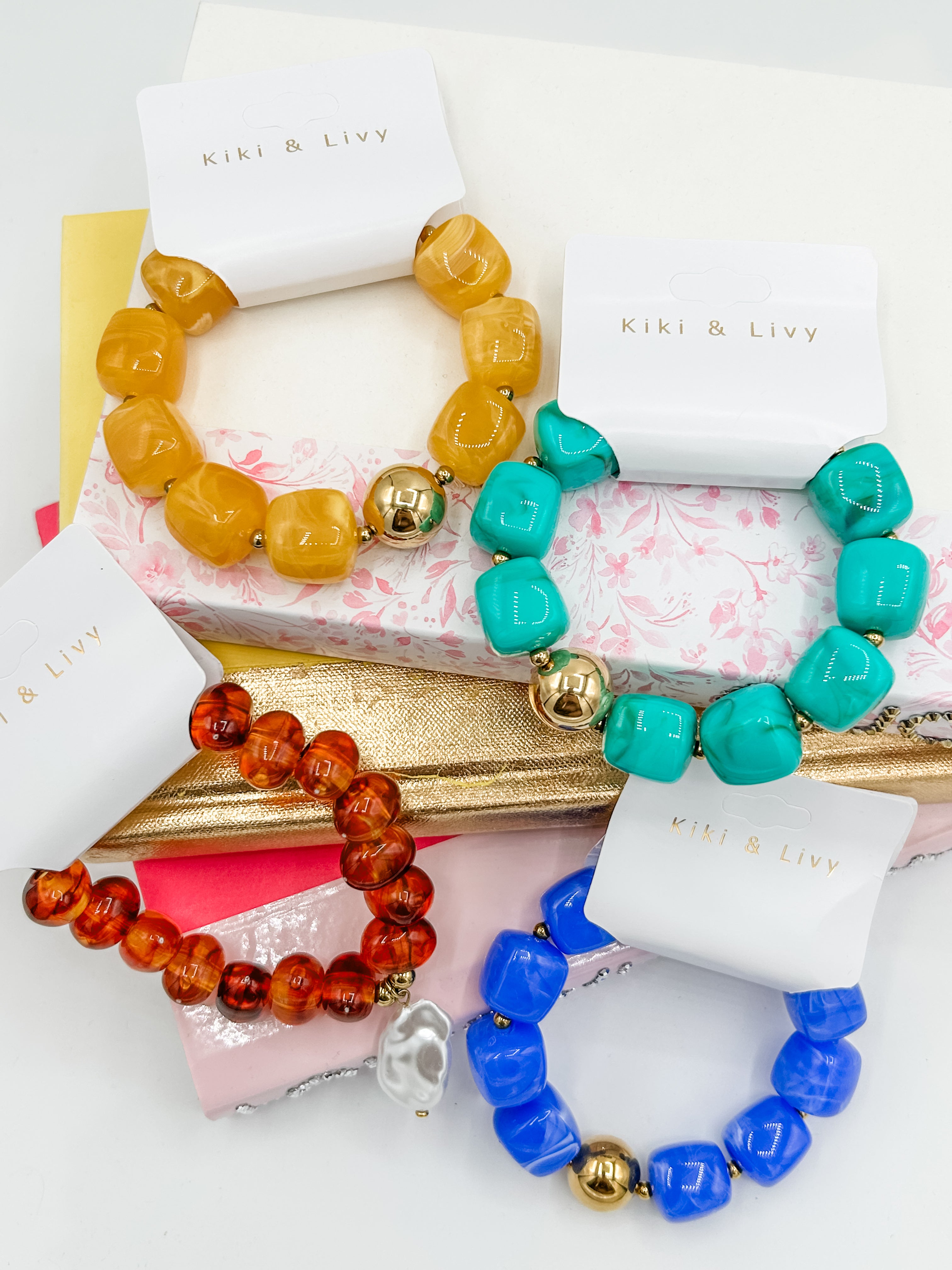 Color Cube Chunky Bracelet
