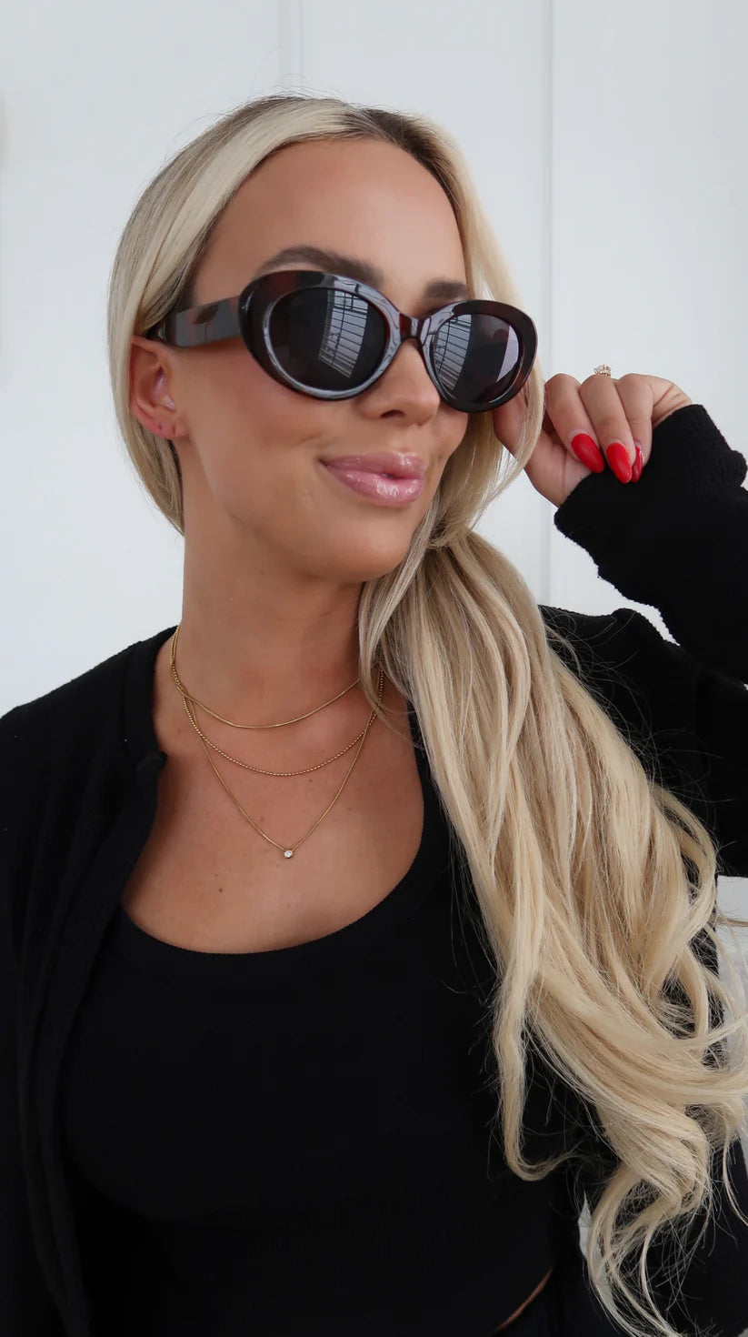 The Ellison Gold Triple Layer Necklace