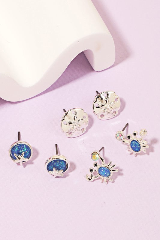 Stud Sea Life Earrings