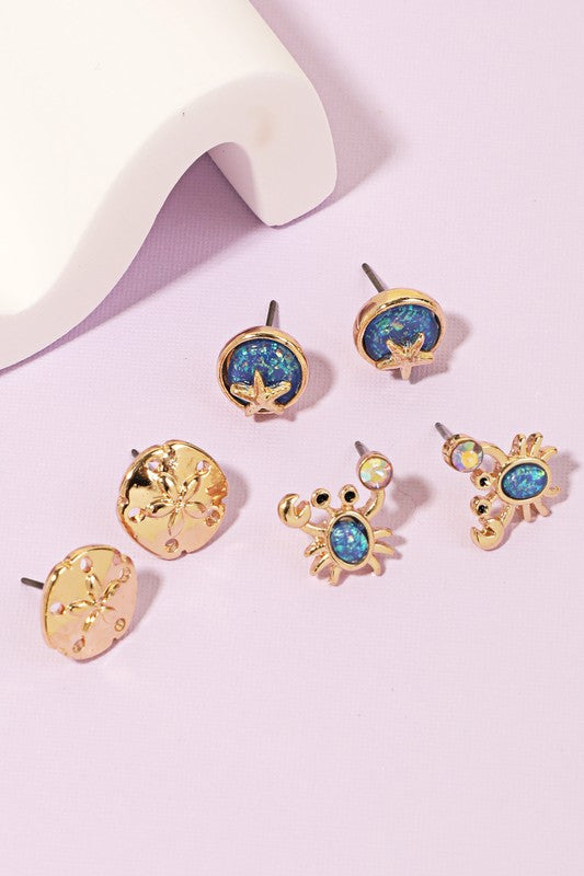 Stud Sea Life Earrings