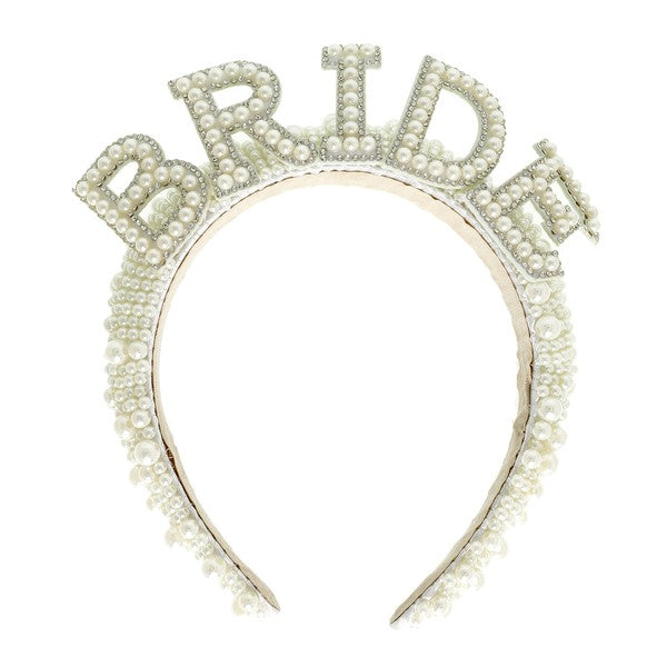 Pearl Bride Rhinestone Headband