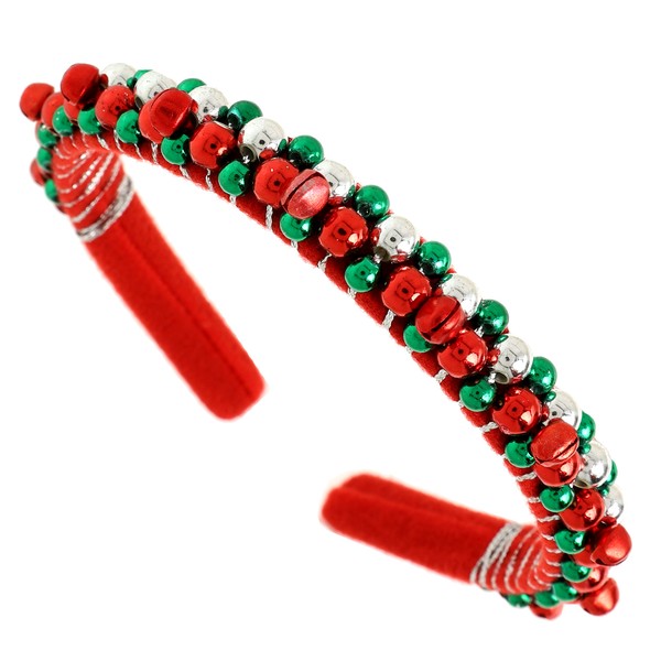 Red Jingle Bells Headband