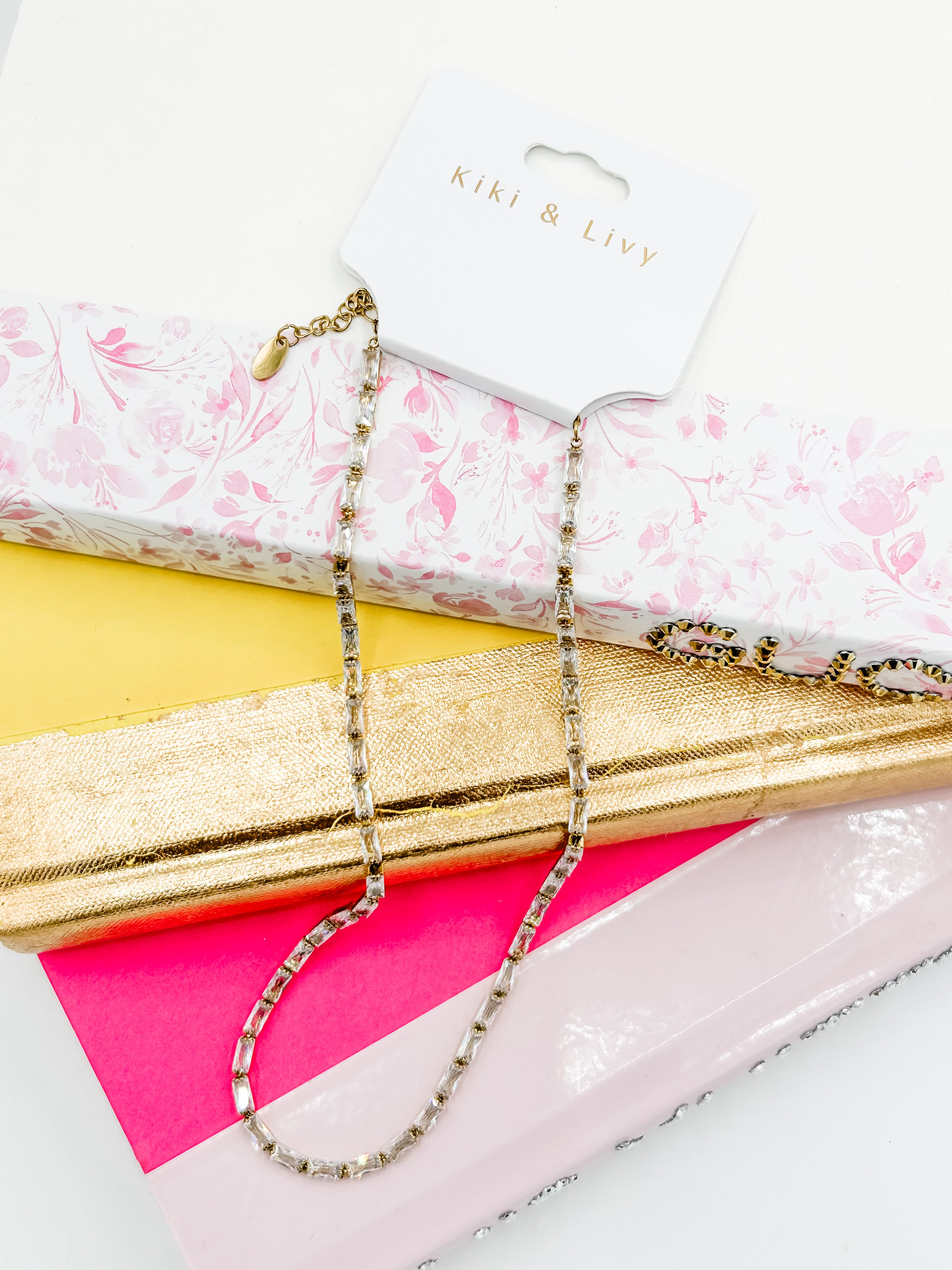 Rectangle Mighty Bling Necklace