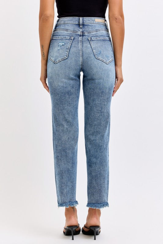 Denim High Rise Mom Jean
