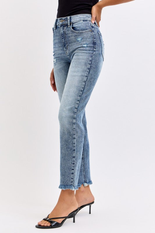 Denim High Rise Mom Jean