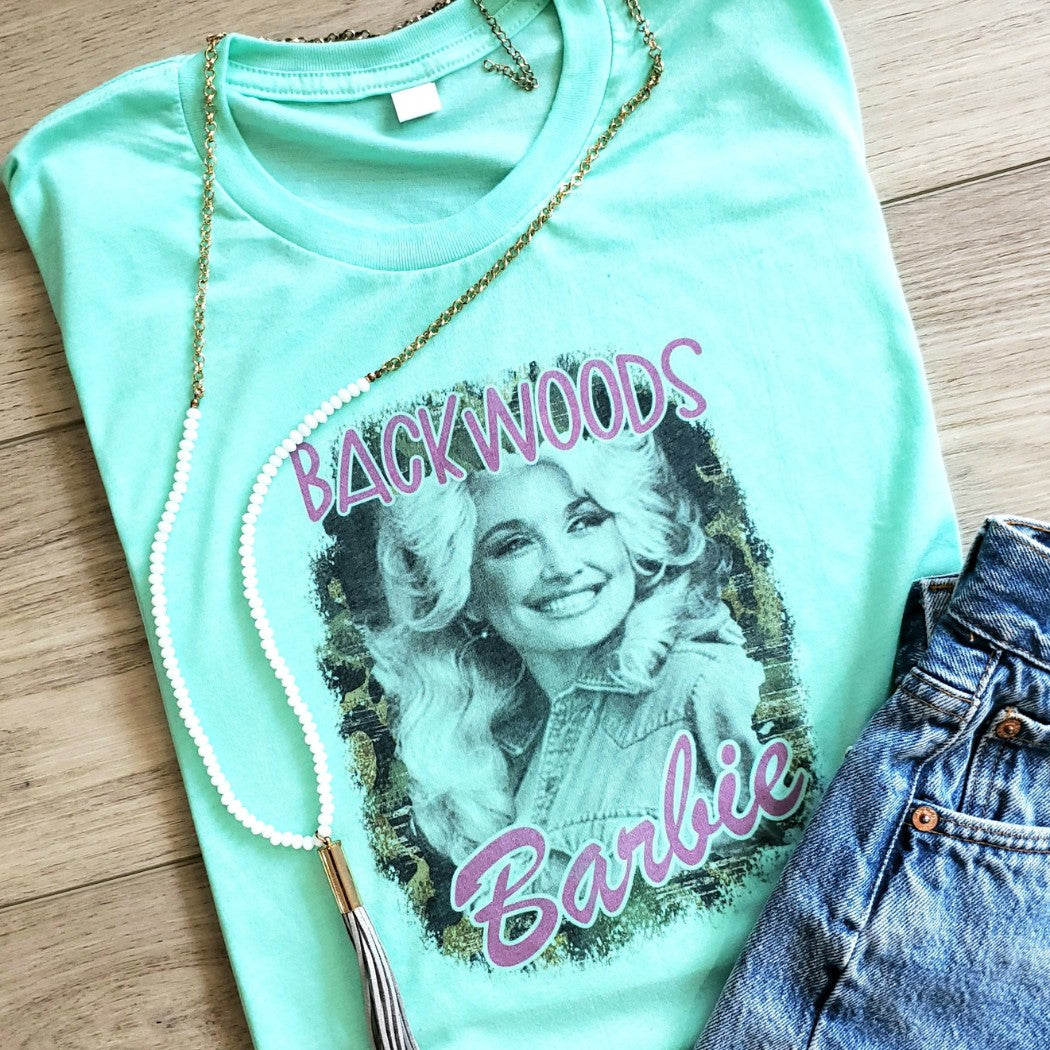 Mint Backwoods Barbie Dolly Tee