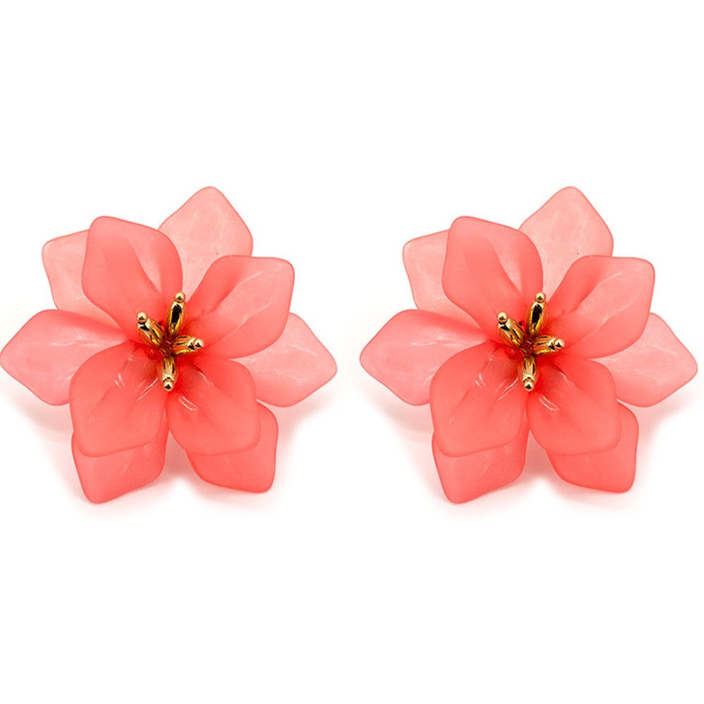 Flower Resin Earrings