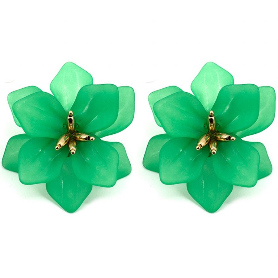 Flower Resin Earrings
