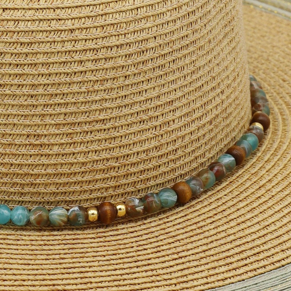 Beaded Stray Fedora Hat