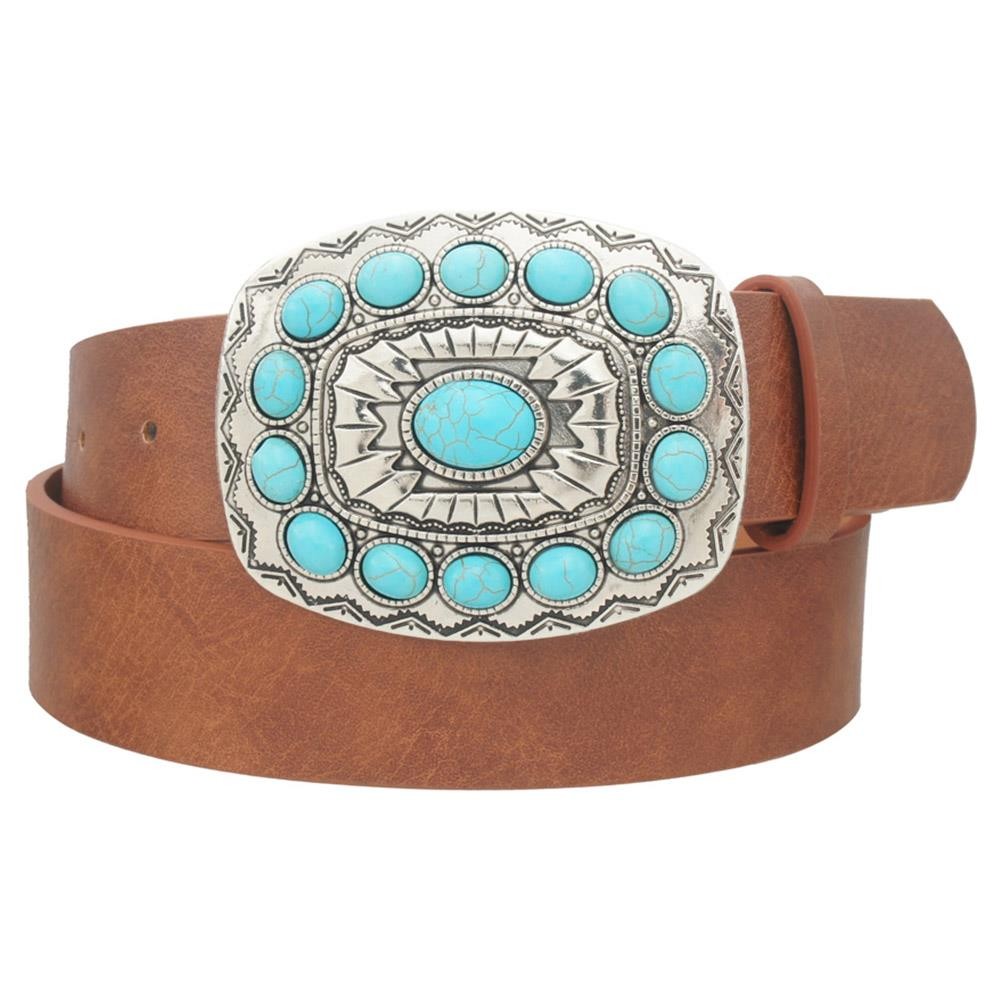 Western Concho Buckle Belt