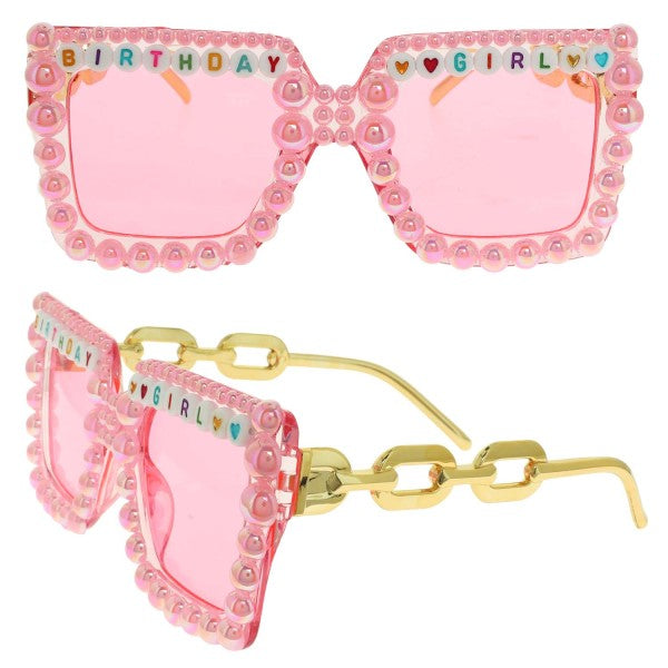 Pearl Birthday Girl Sunglasses