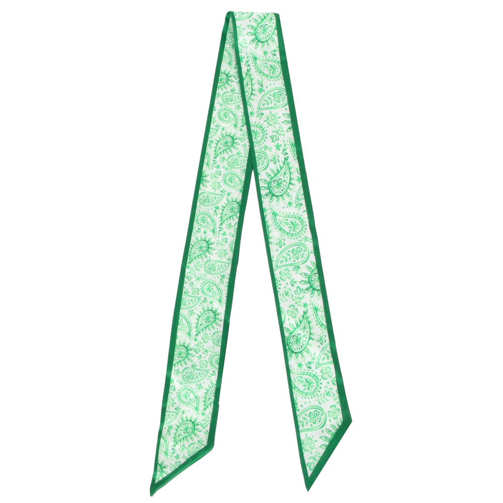 Paisley Line Skinny Scarf