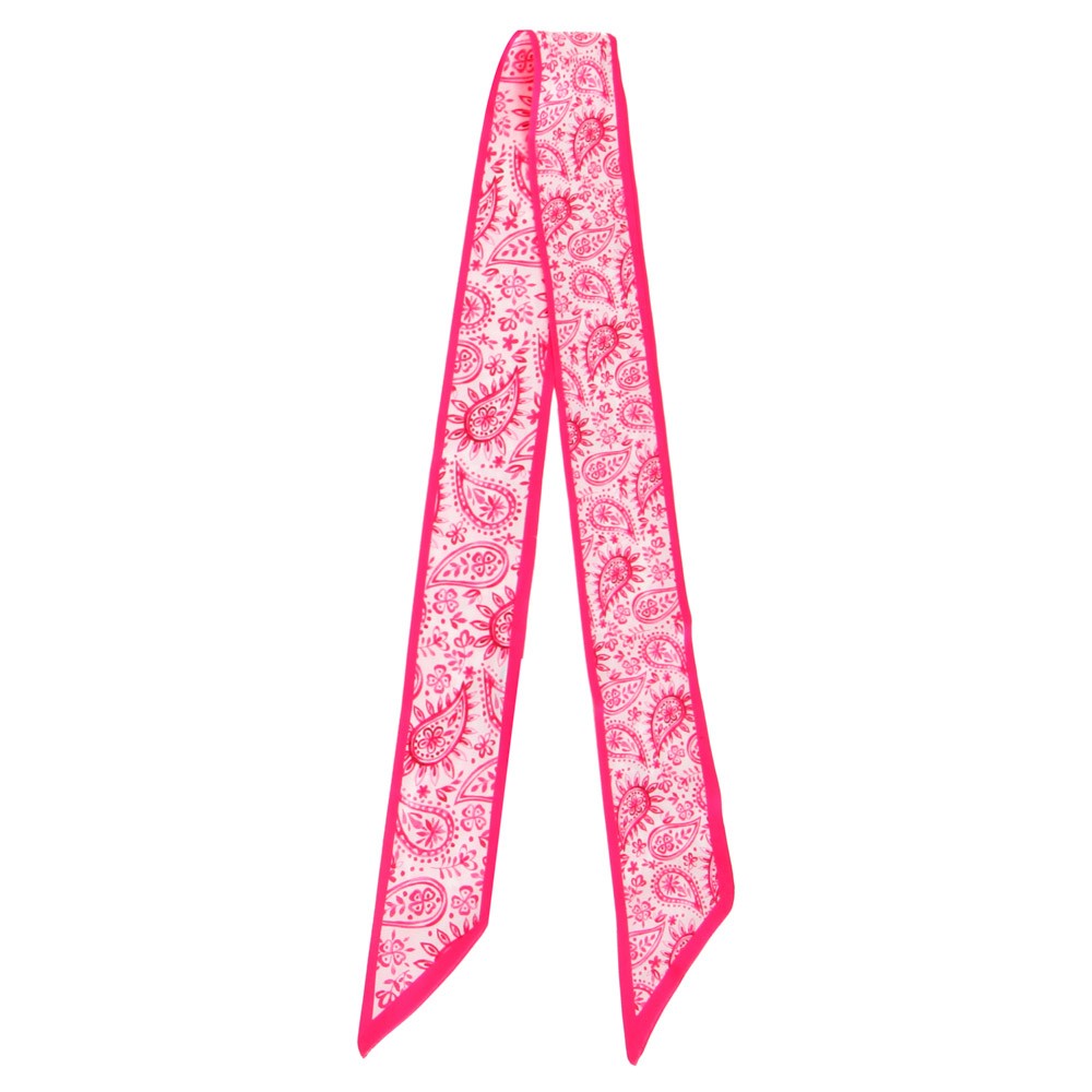 Paisley Line Skinny Scarf