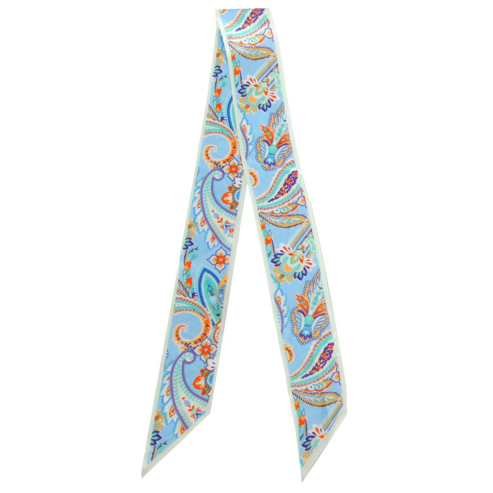Paisley Multi Skinny Scarf