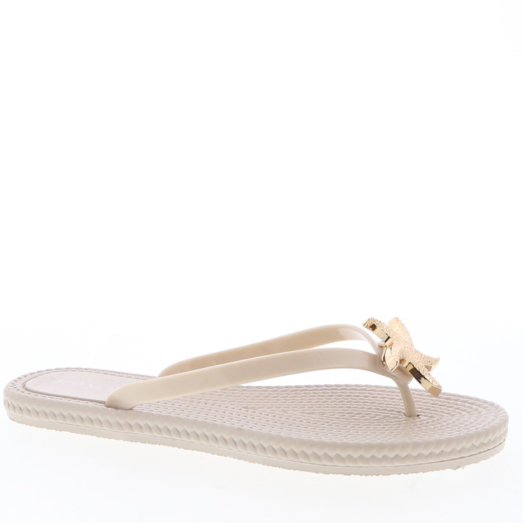 Nina Ivory Gold Starfish Sandal