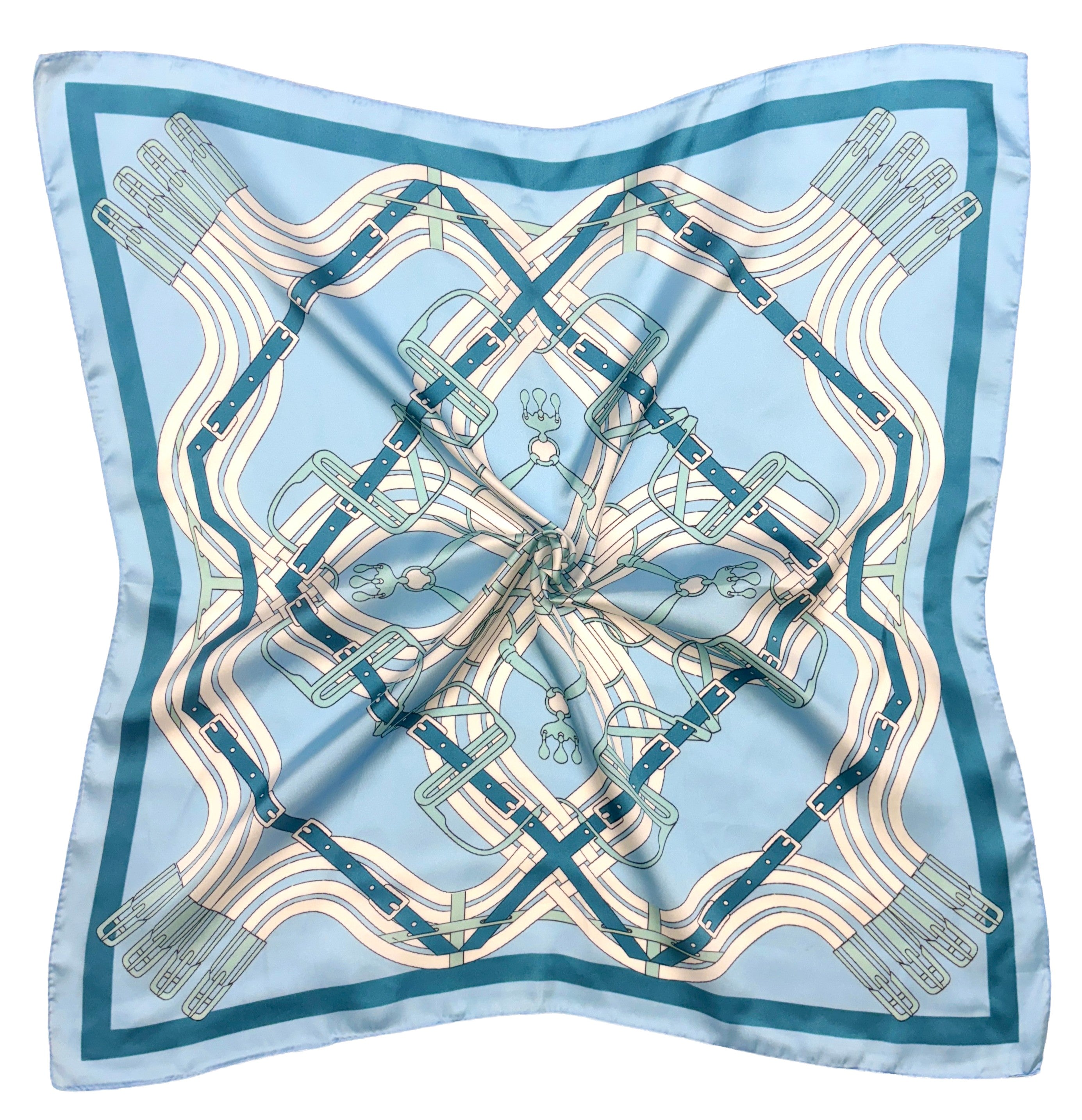 Maze Print Square Scarf
