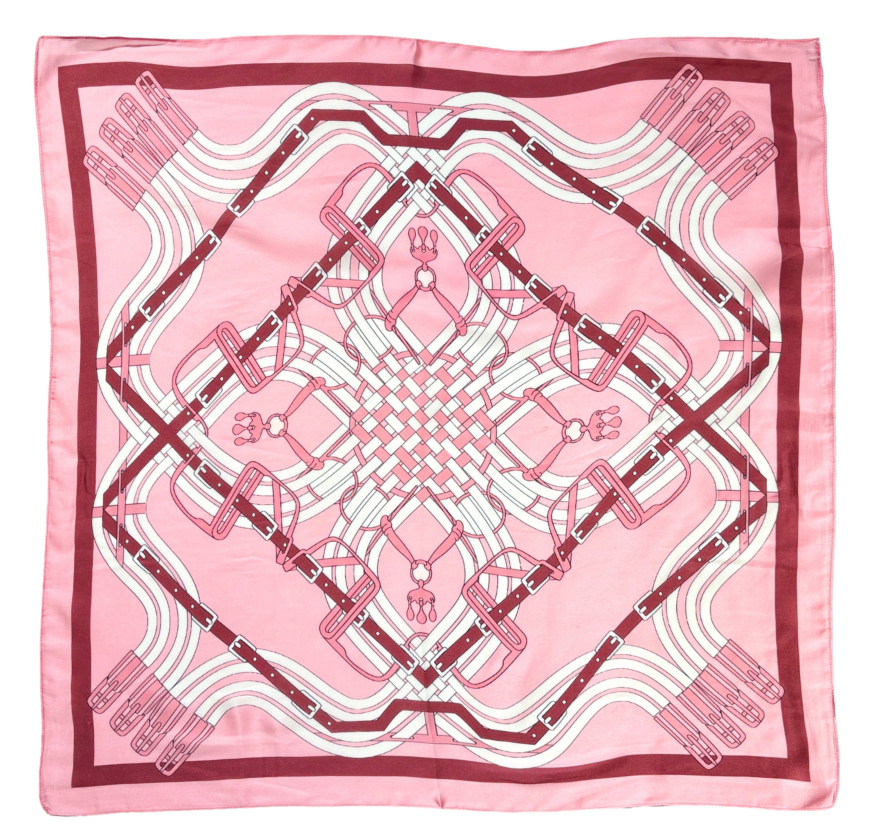 Maze Print Square Scarf