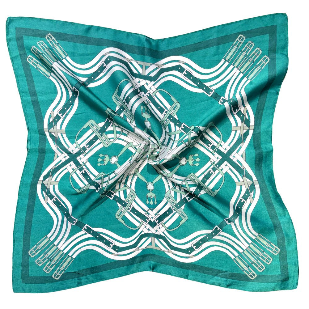 Maze Print Square Scarf