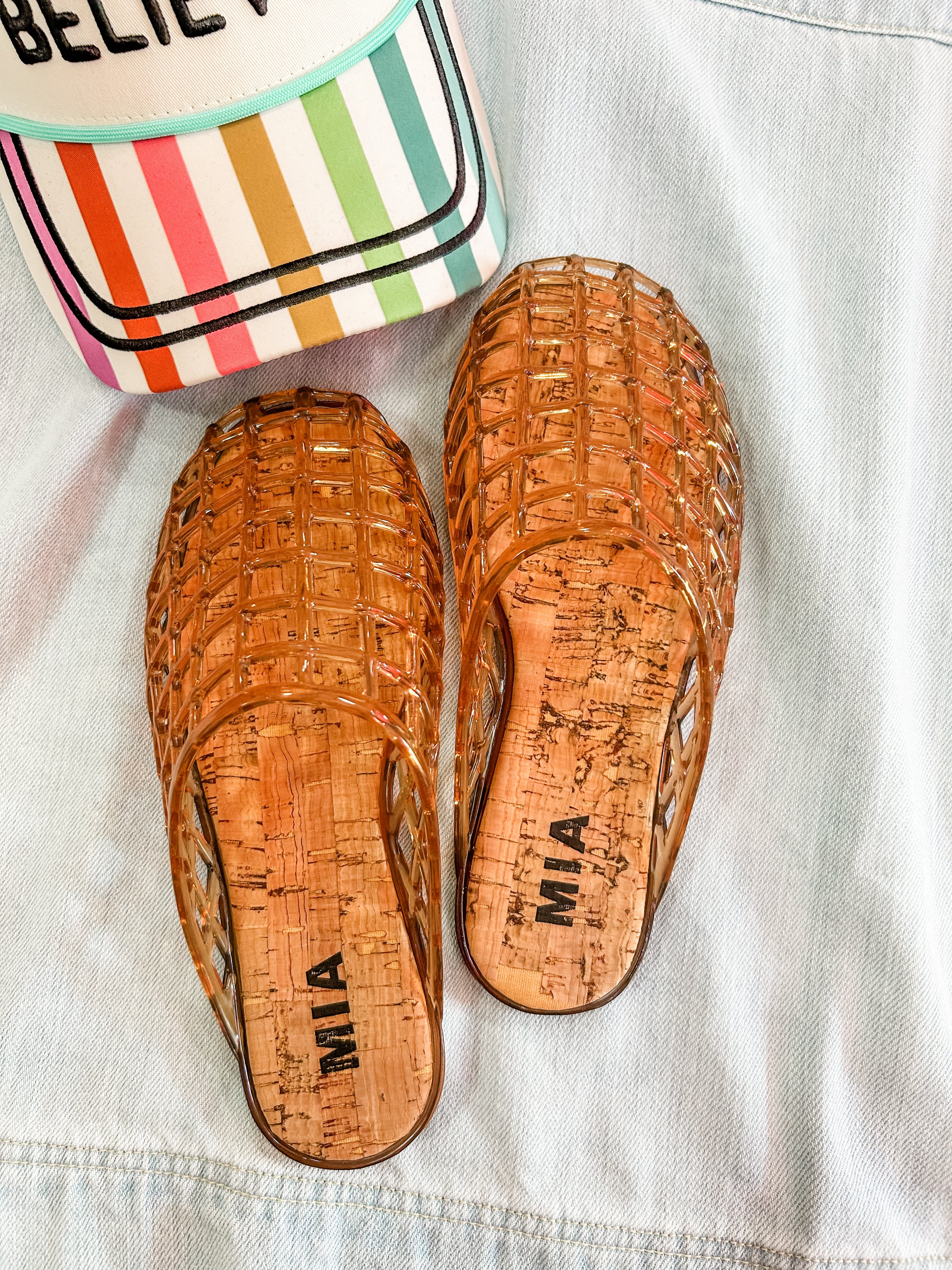 Darby Tan Jelly Sandal