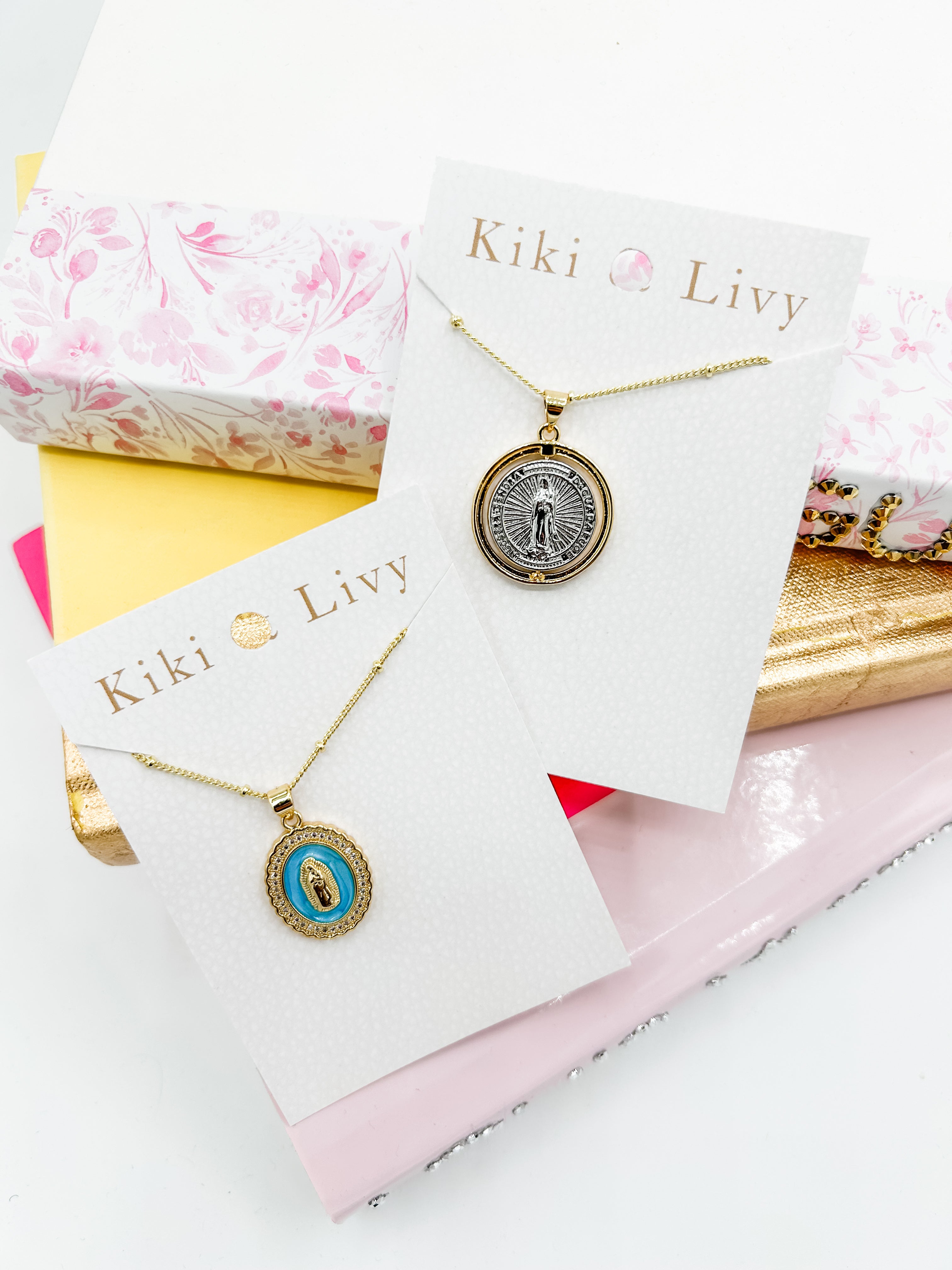 Two Tone Coin Necklace