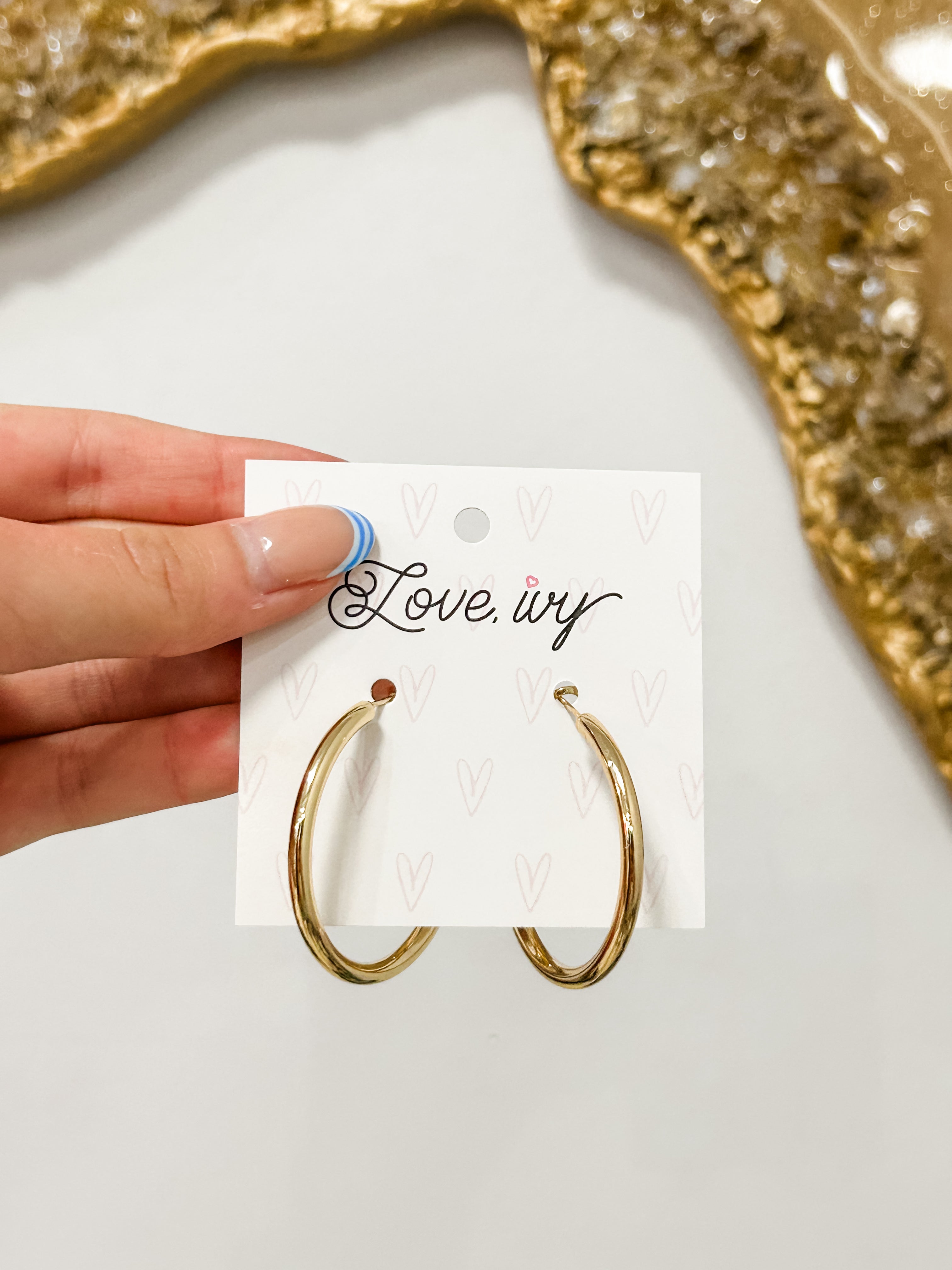 Gold Hoop Earrings