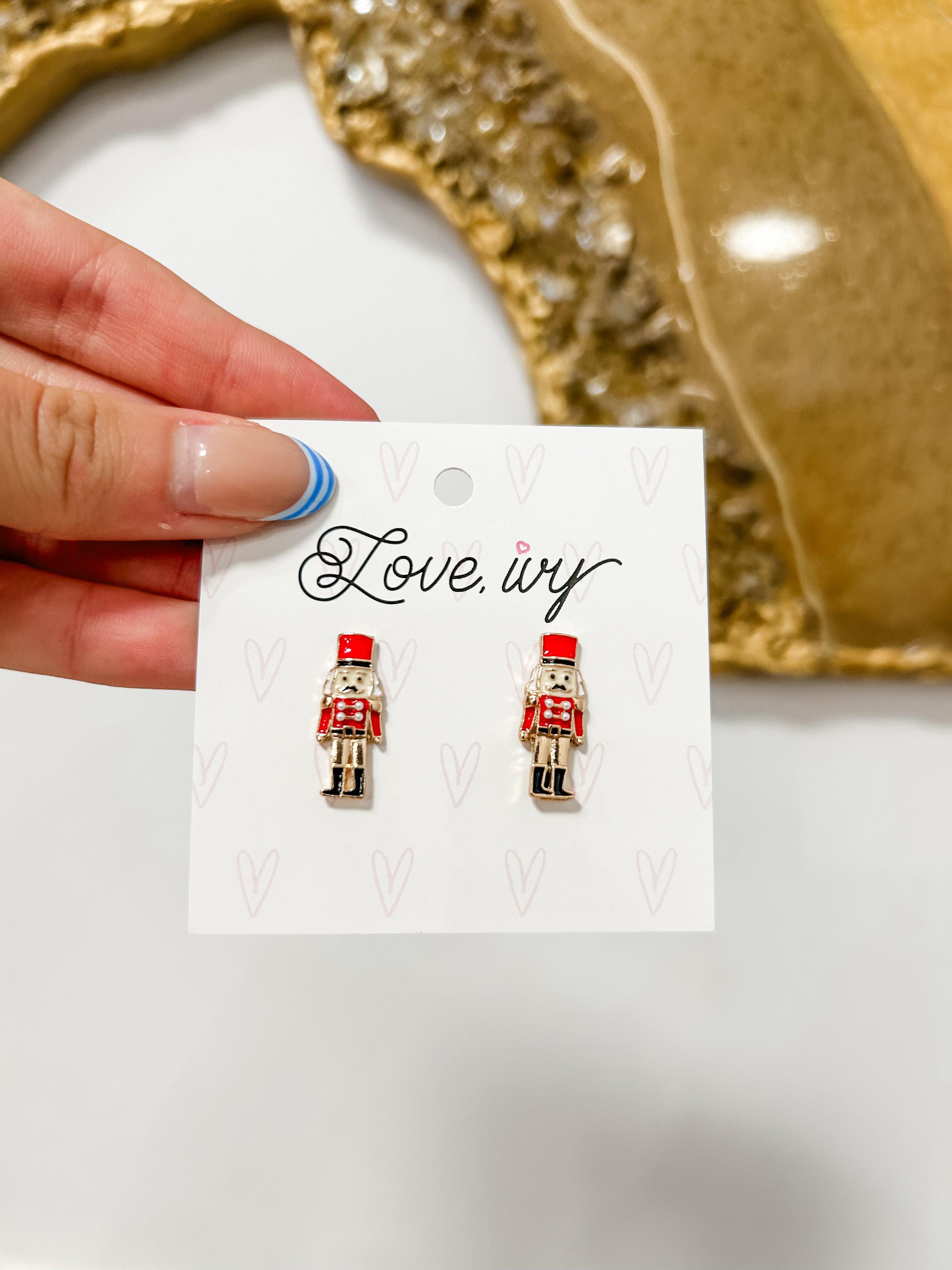 Nutcracker Small Stud Earrings