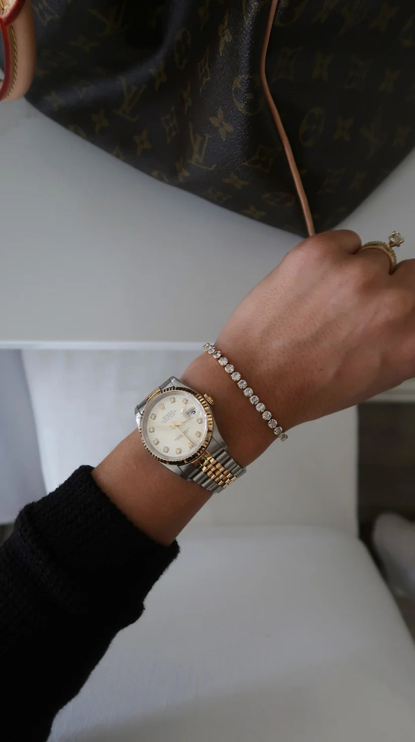 The Chloe Gold Tennis Bracelet