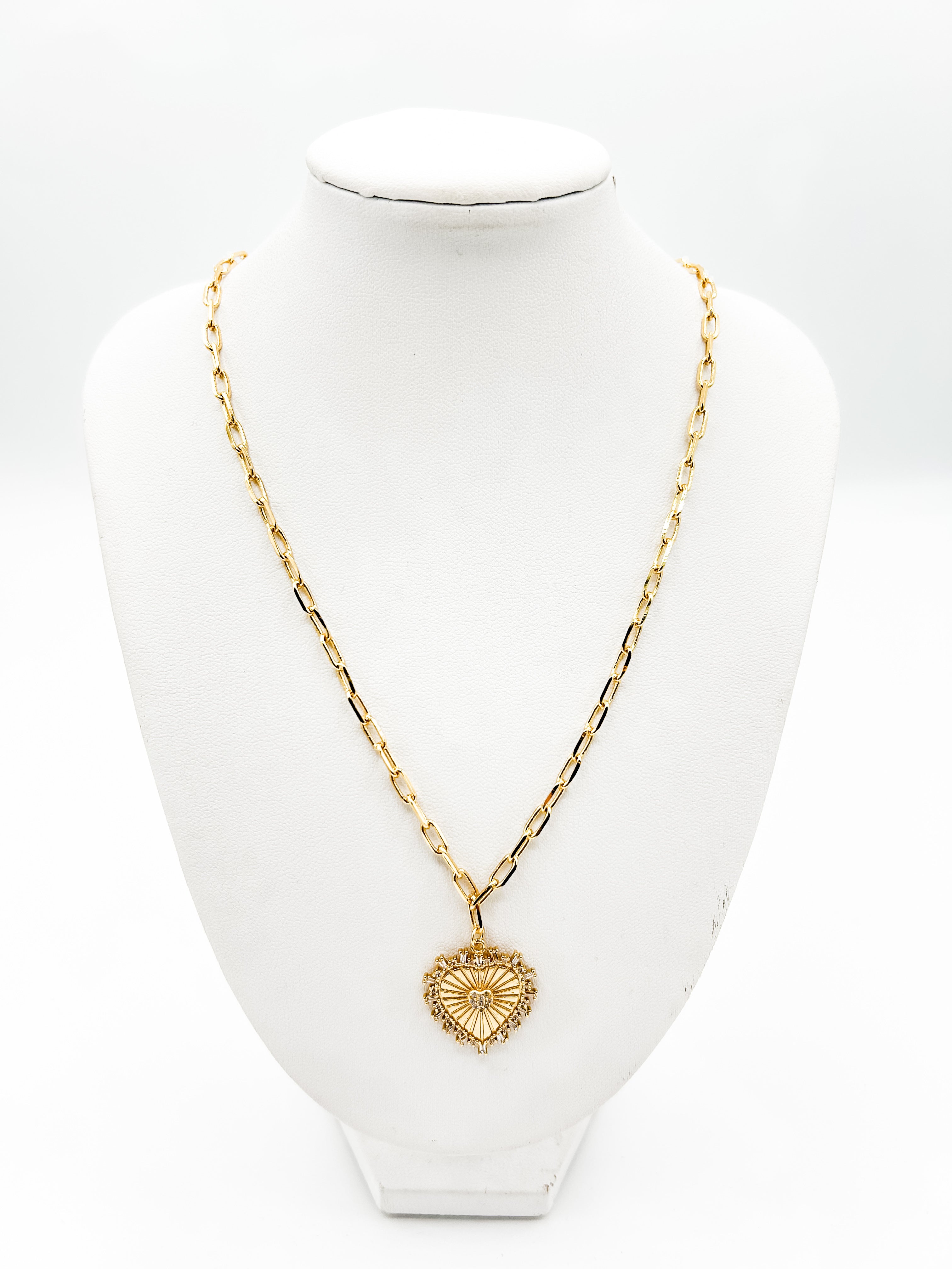 Heart Starburst Necklace