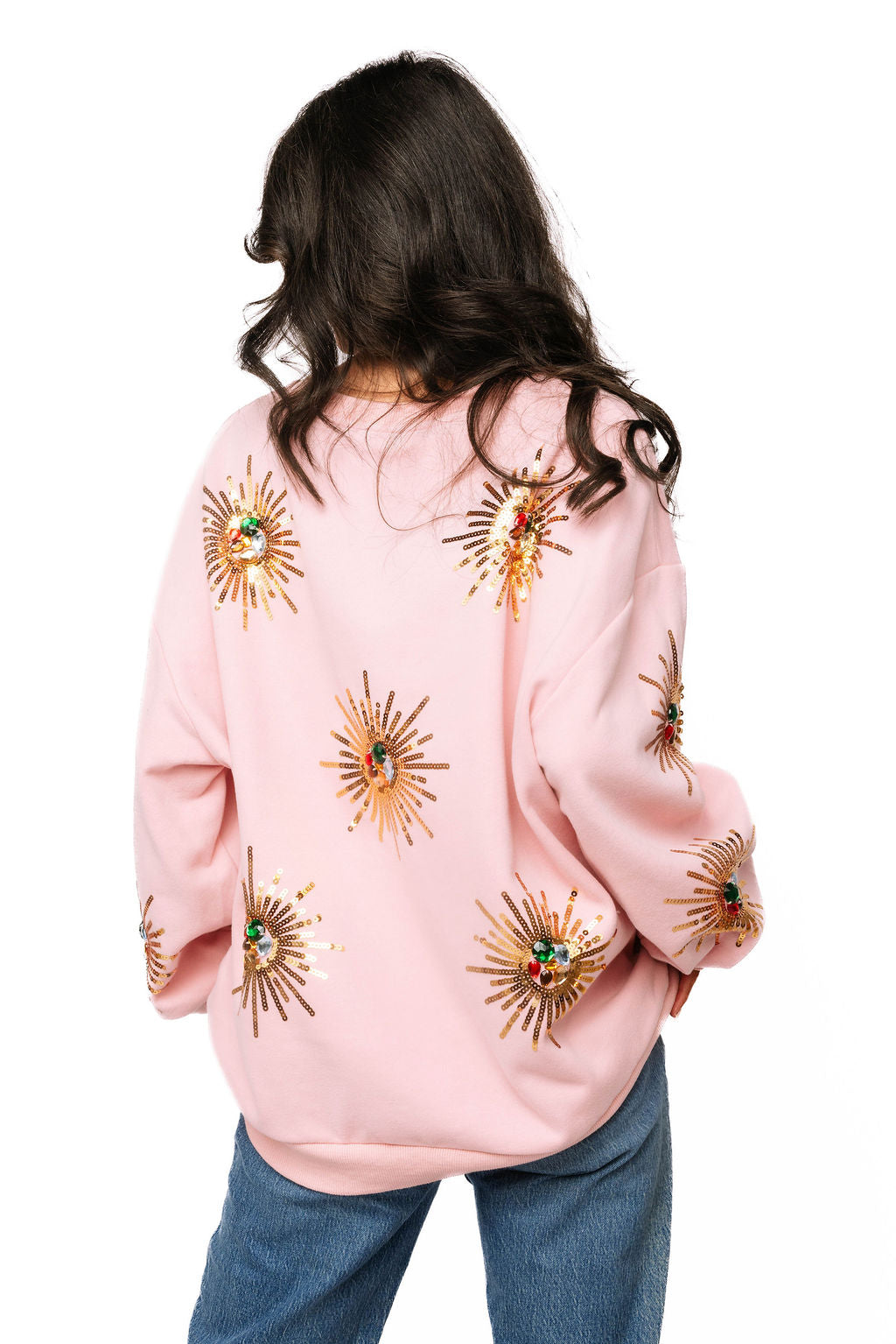 Light Pink Starburst Sweatshirt