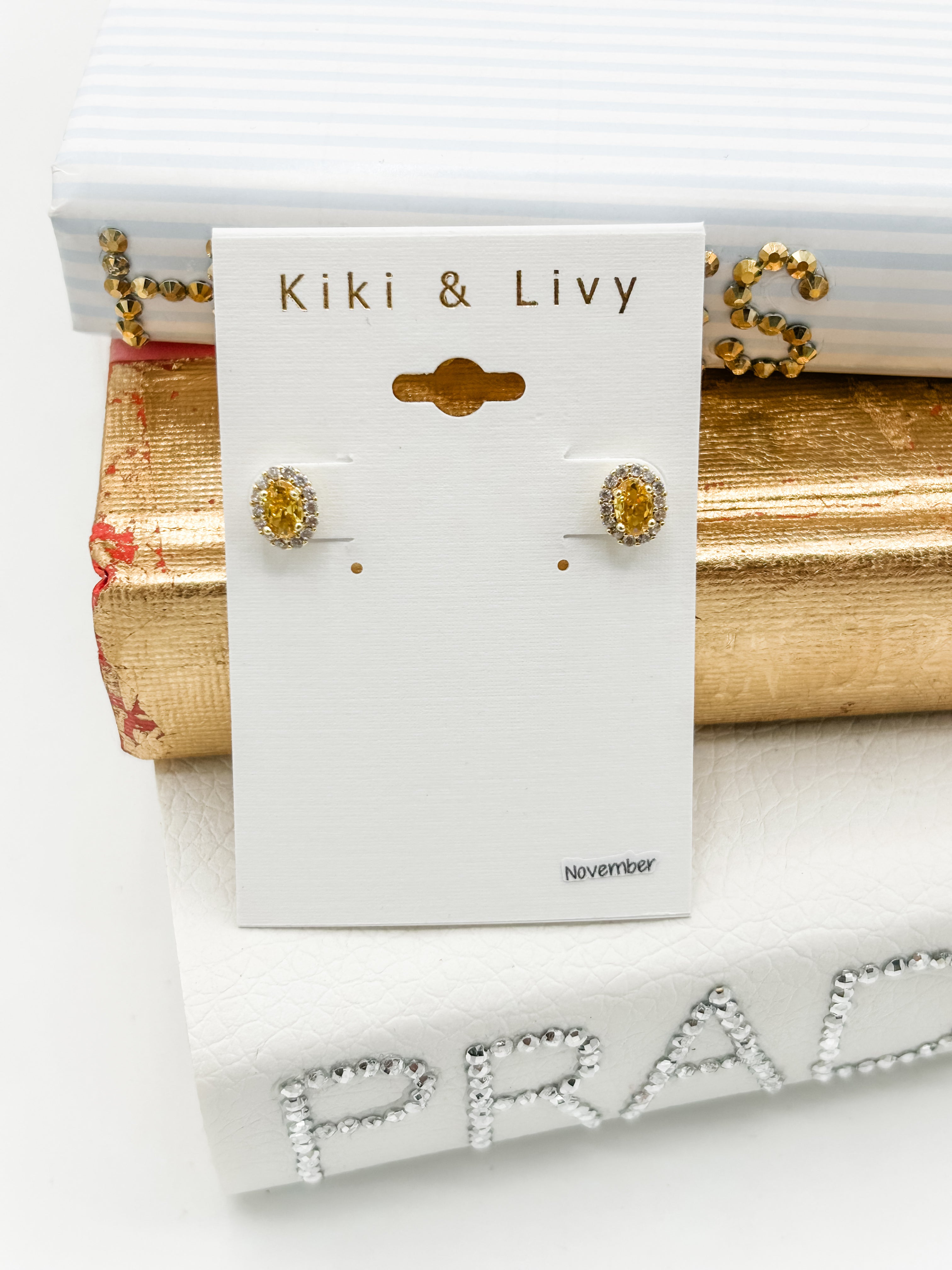 Birthstone Stud Earrings