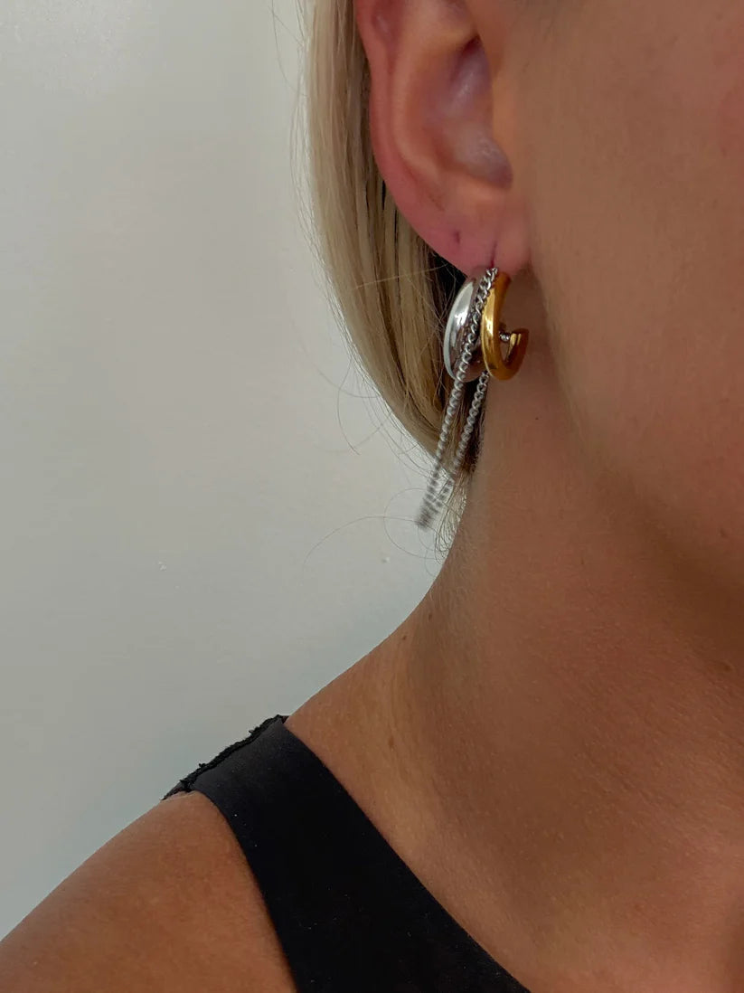 The Two Toned Amanda Earrings