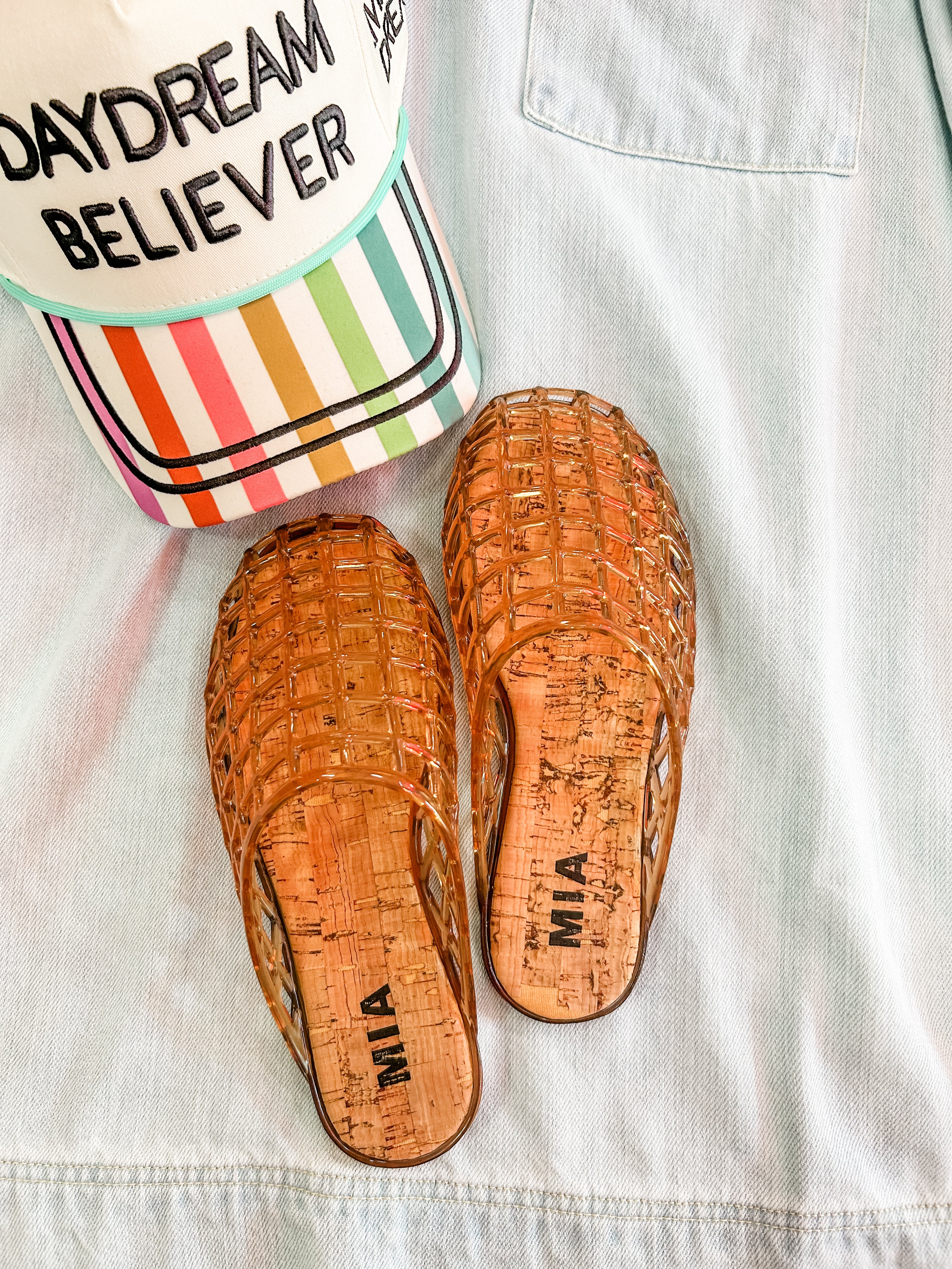 Darby Tan Jelly Sandal
