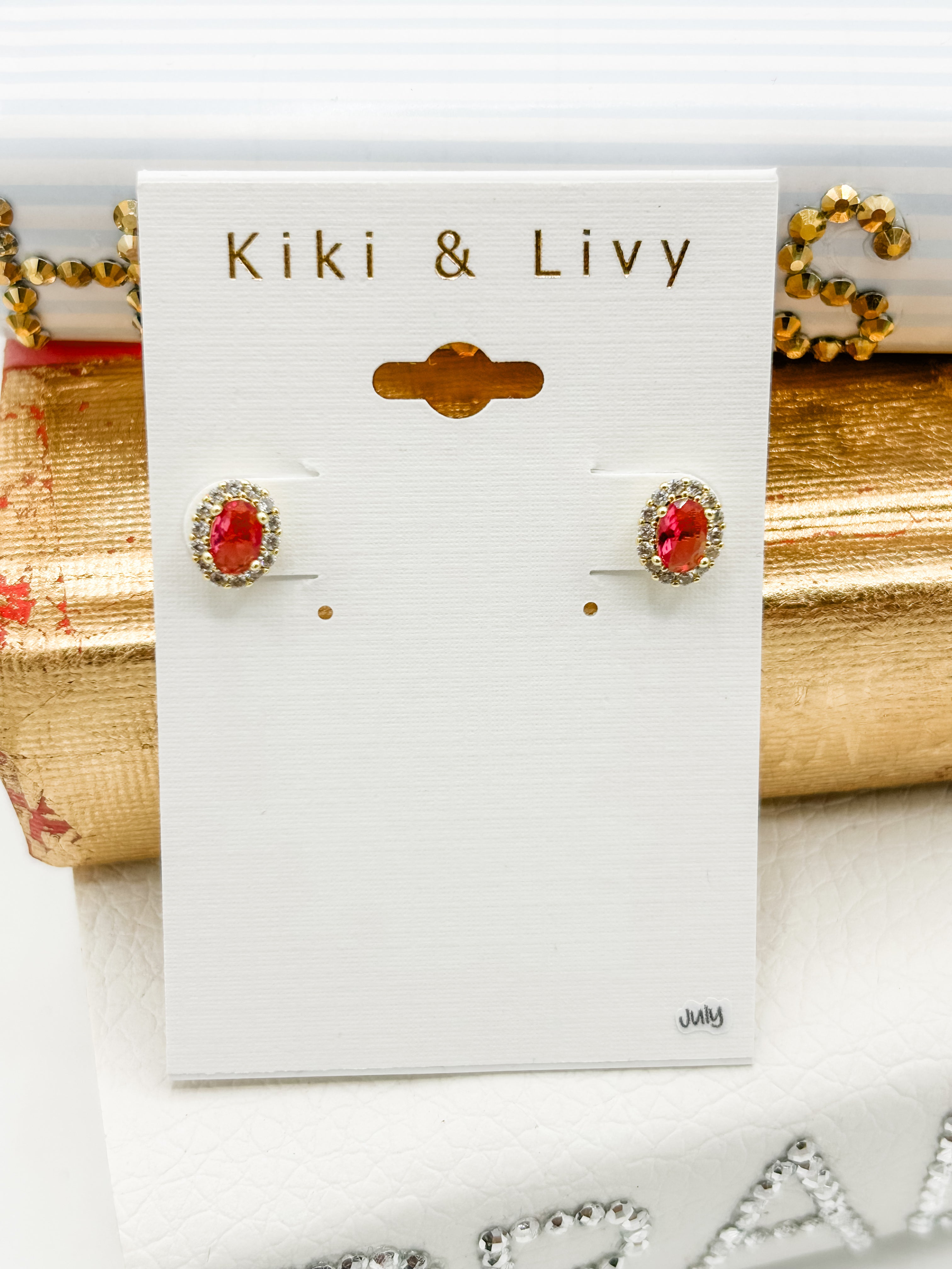 Birthstone Stud Earrings