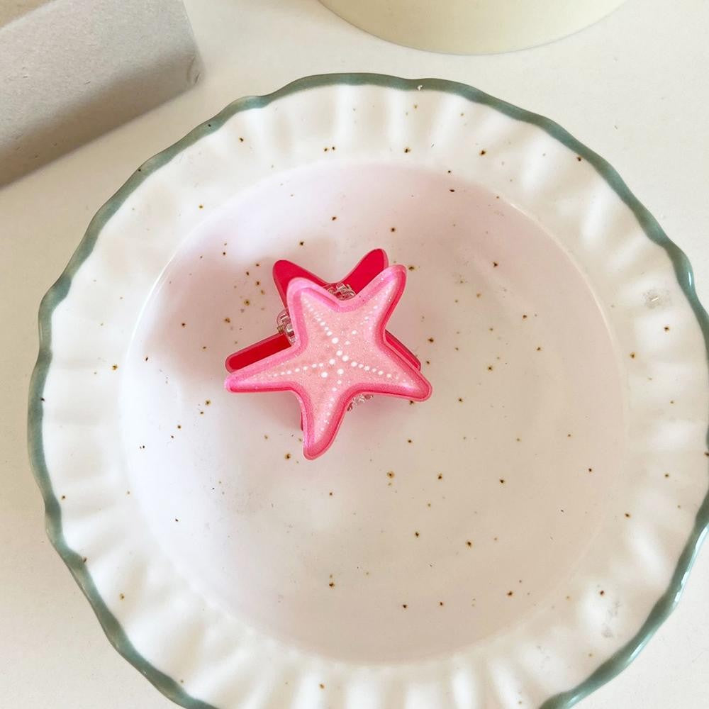 Mini Acetate Starfish Claw Hair Clip