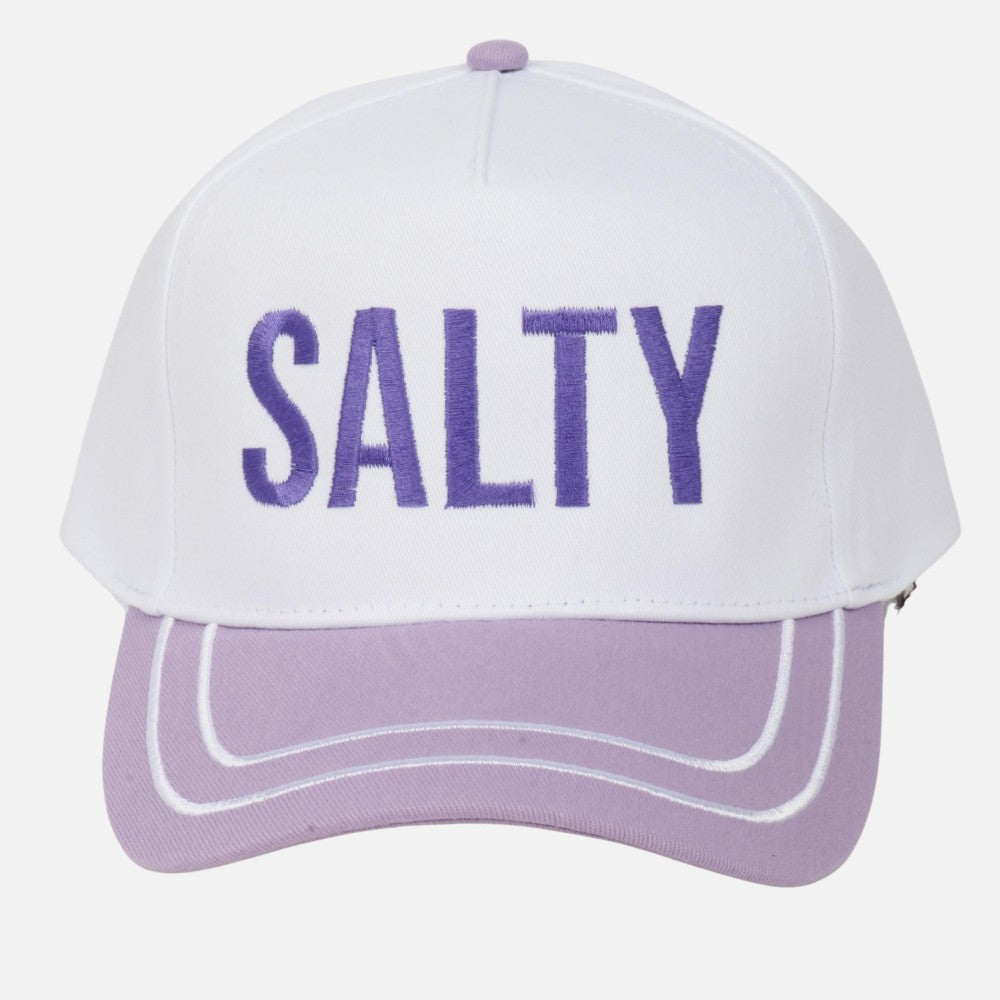 Purple SALTY Embroidered Hat
