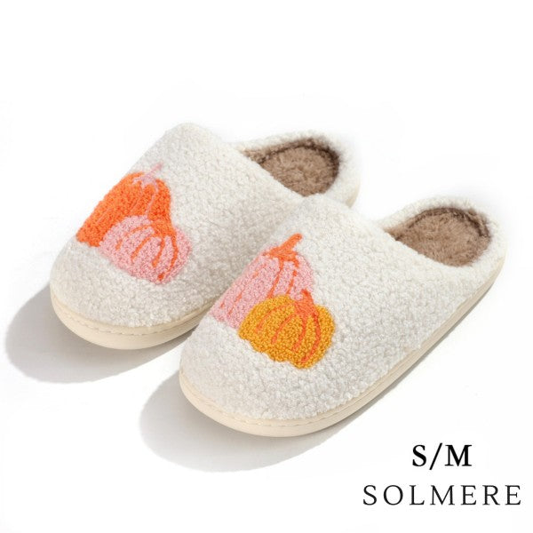 Pumpkins Slippers Size S/M