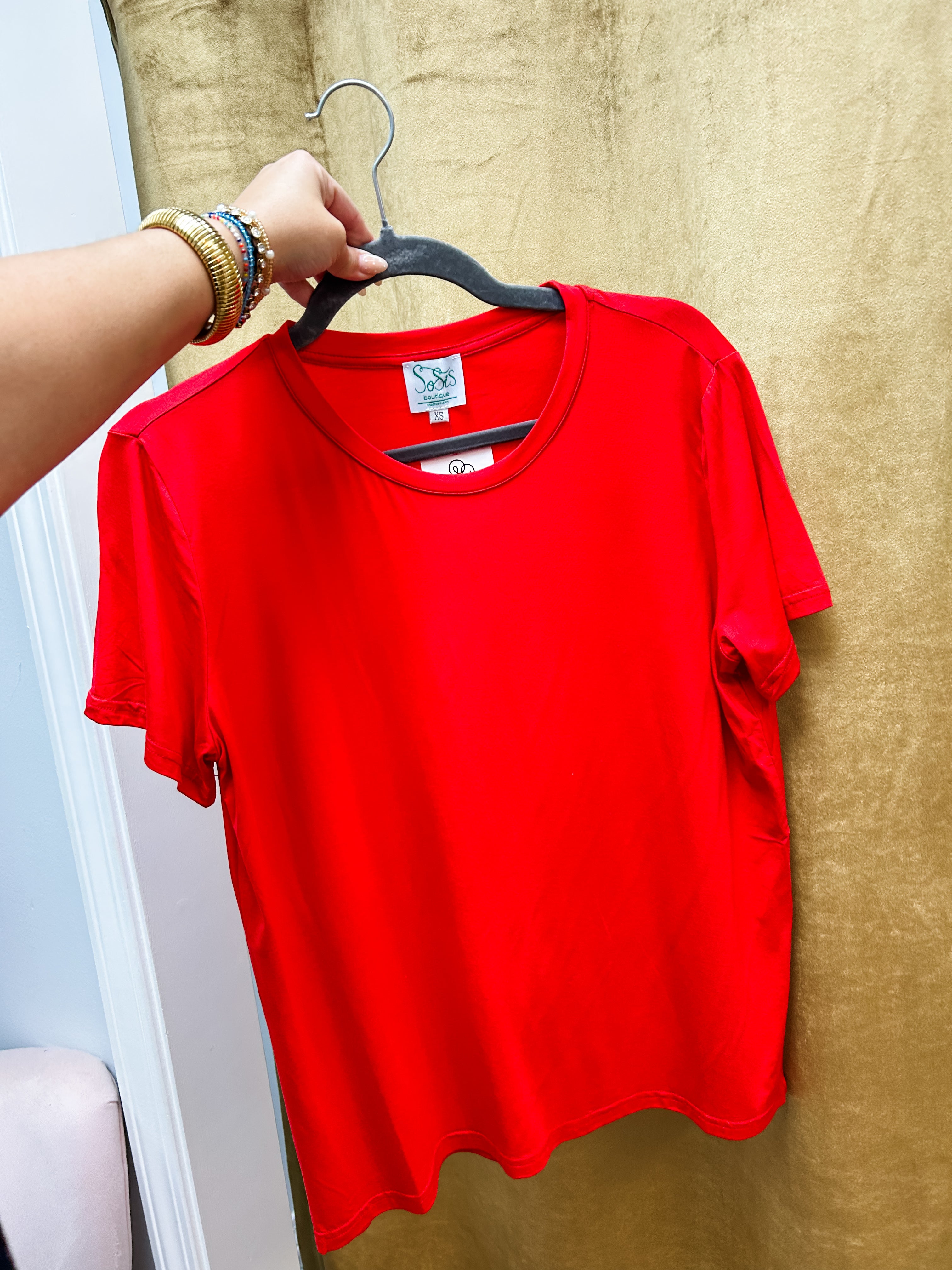 Red SoSis Signature Tee