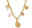 Gold Hadley Charm Necklace