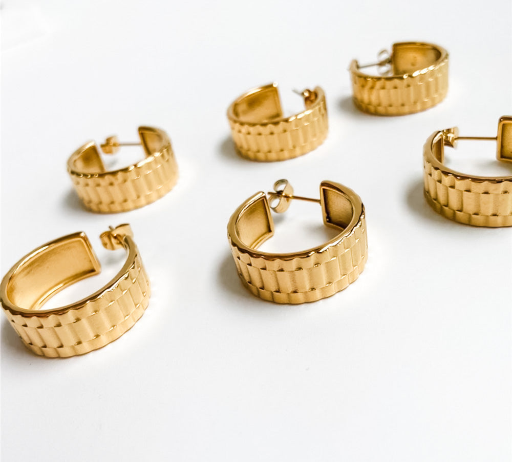 The Rolly Gold Hoops