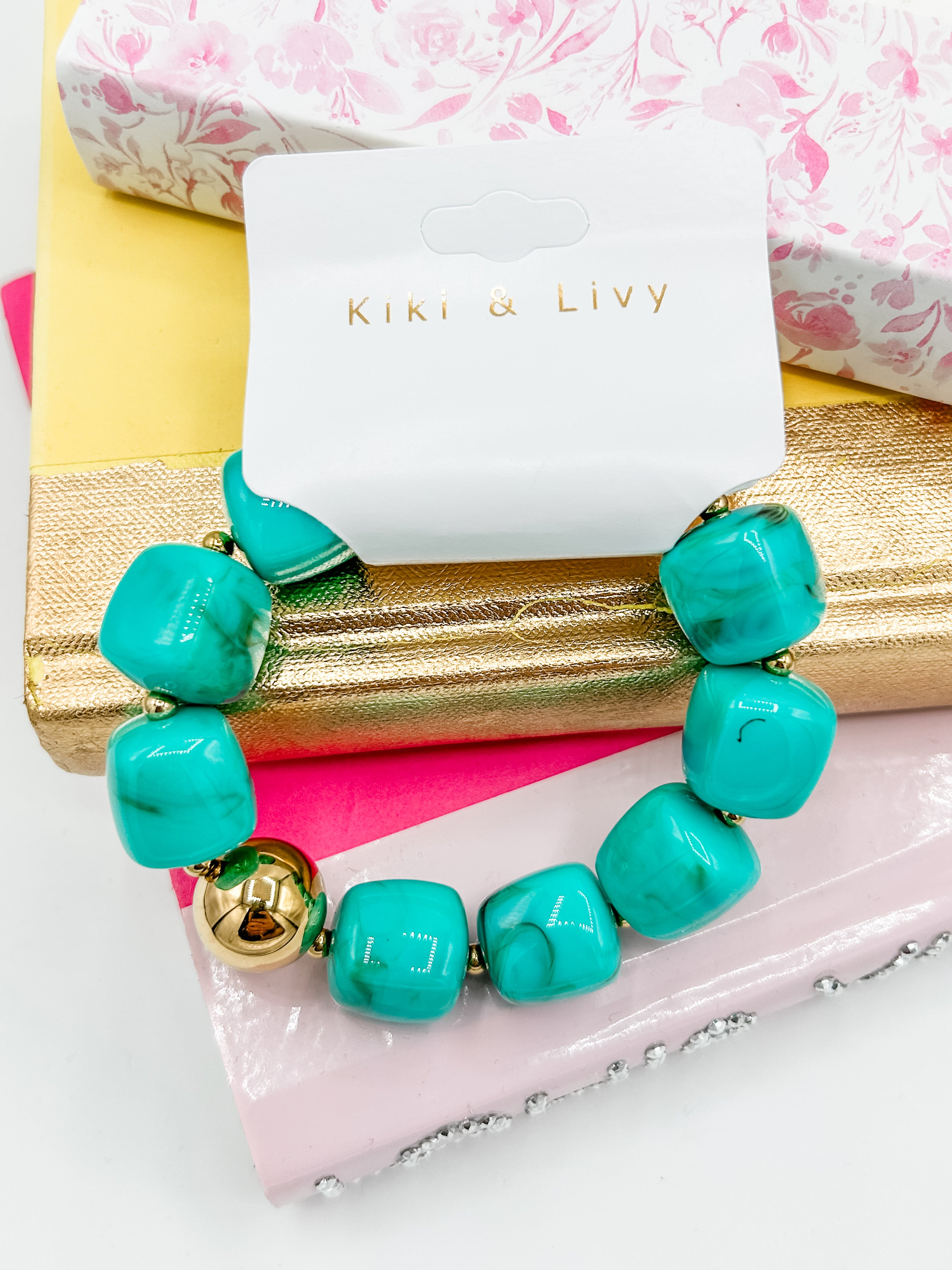 Color Cube Chunky Bracelet
