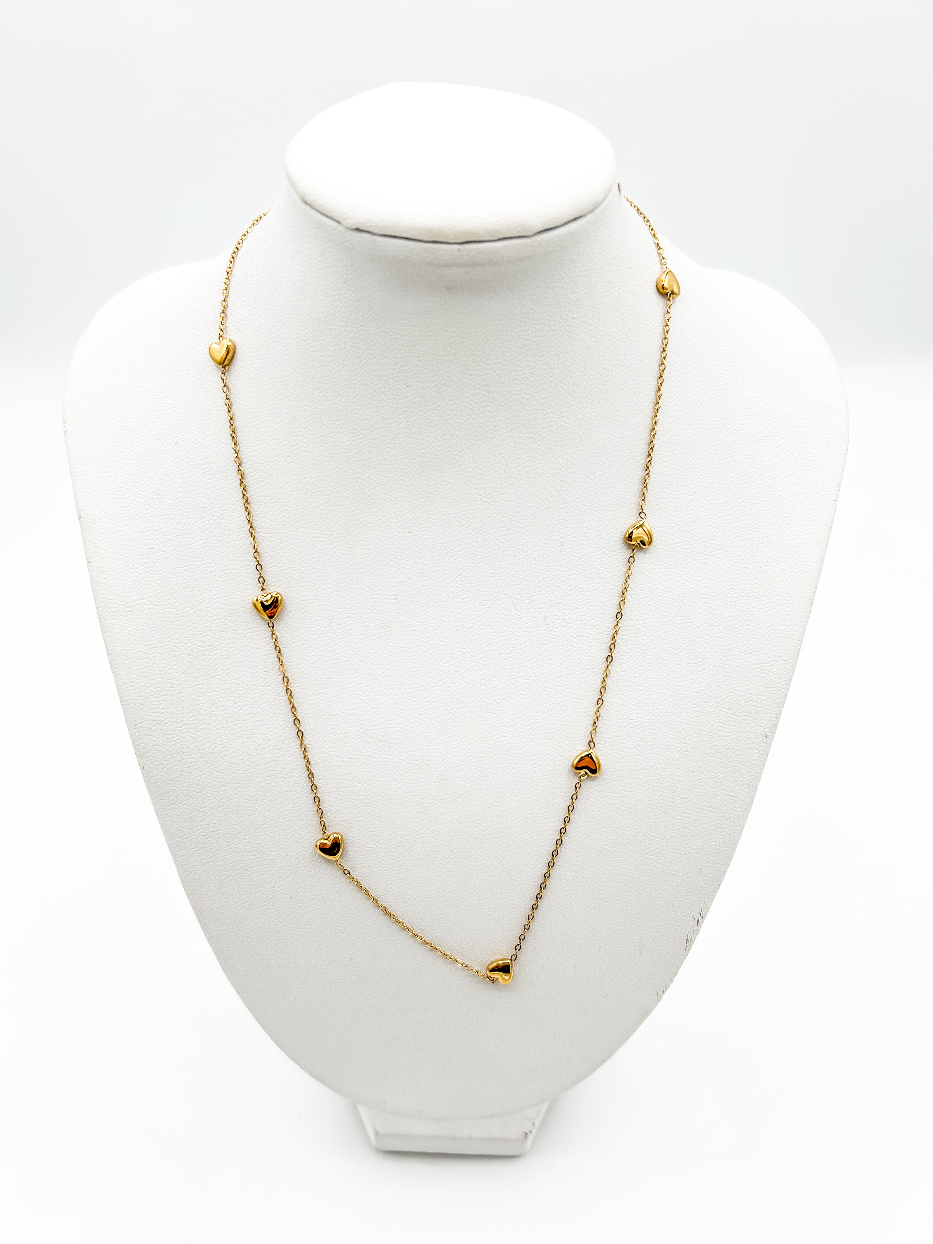 Multiple Heart Necklace