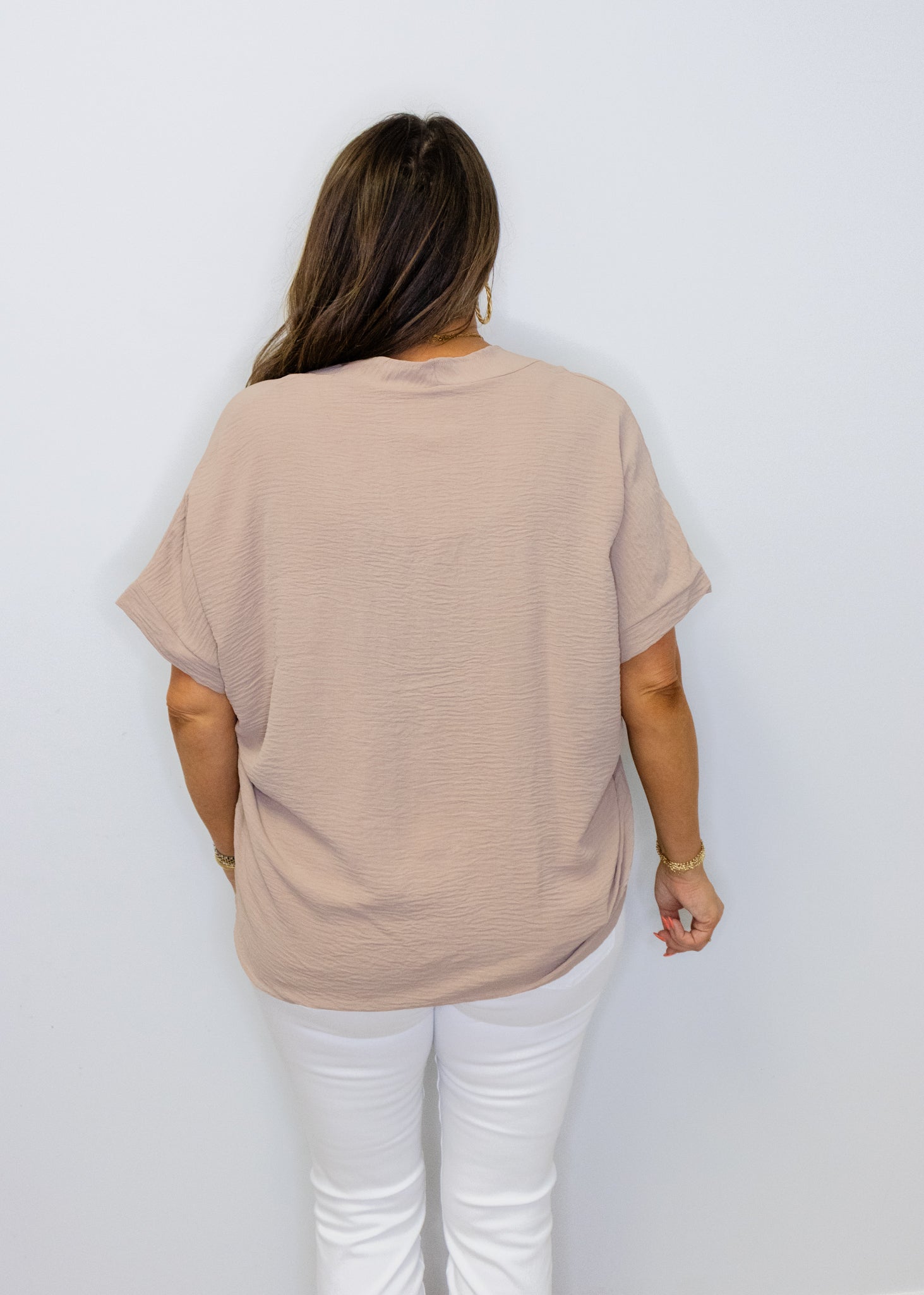 Toast Solid V-Neck Top