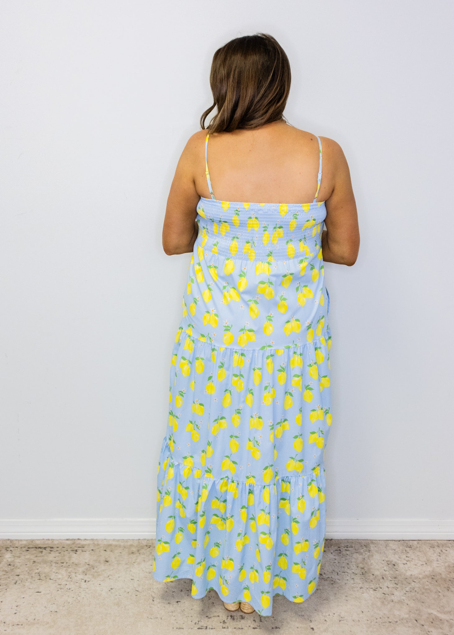 Zesty Lemons Maxi Dress